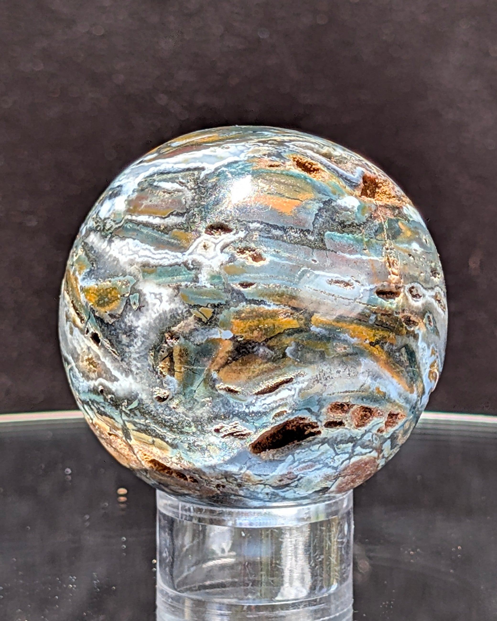 Ocean Jasper Sphere M