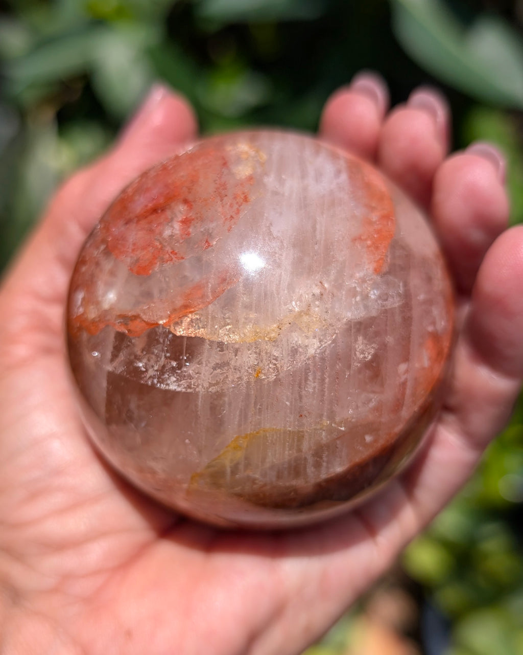 Fire Quartz Sphere A
