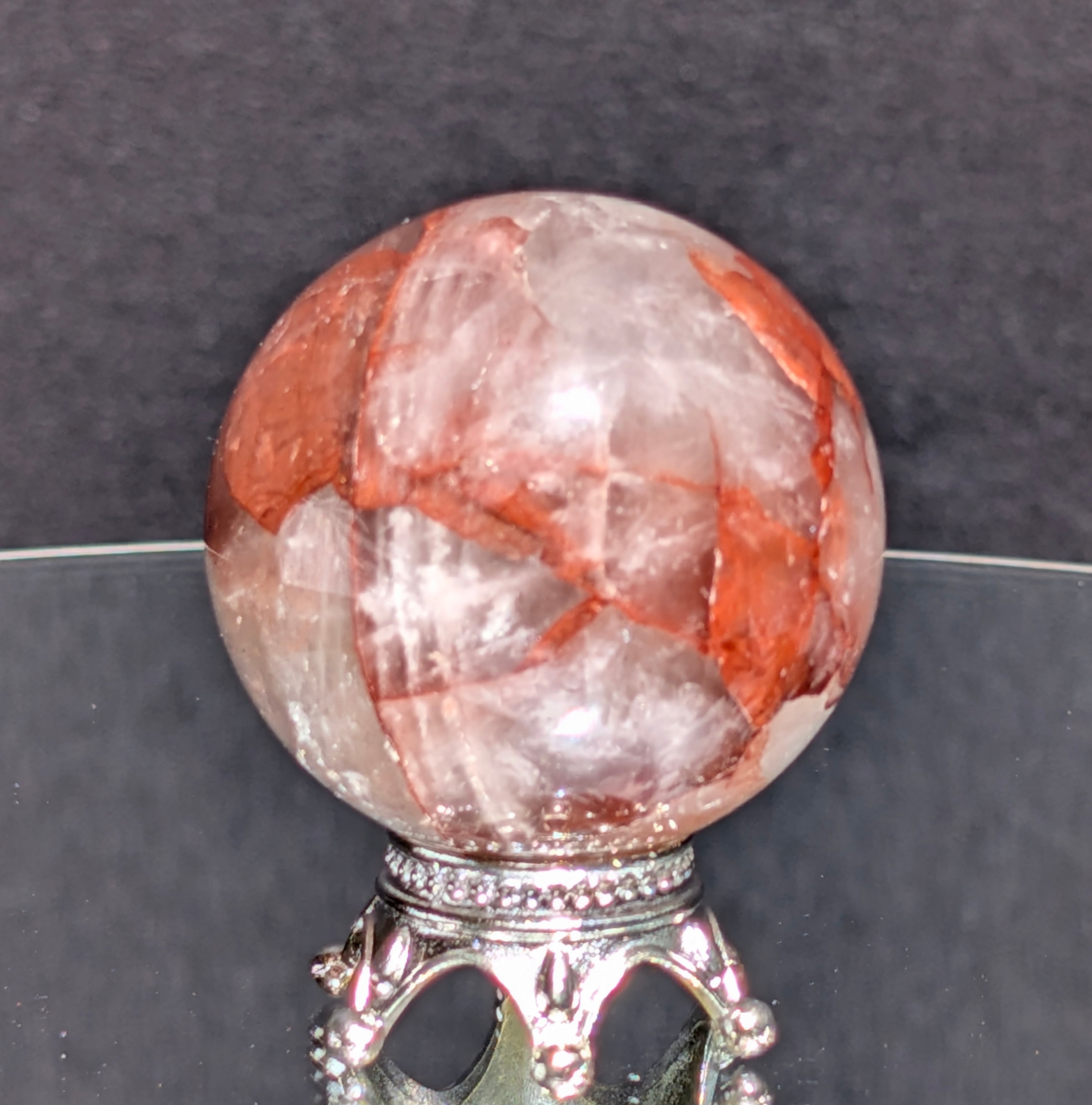 Fire Quartz Sphere C