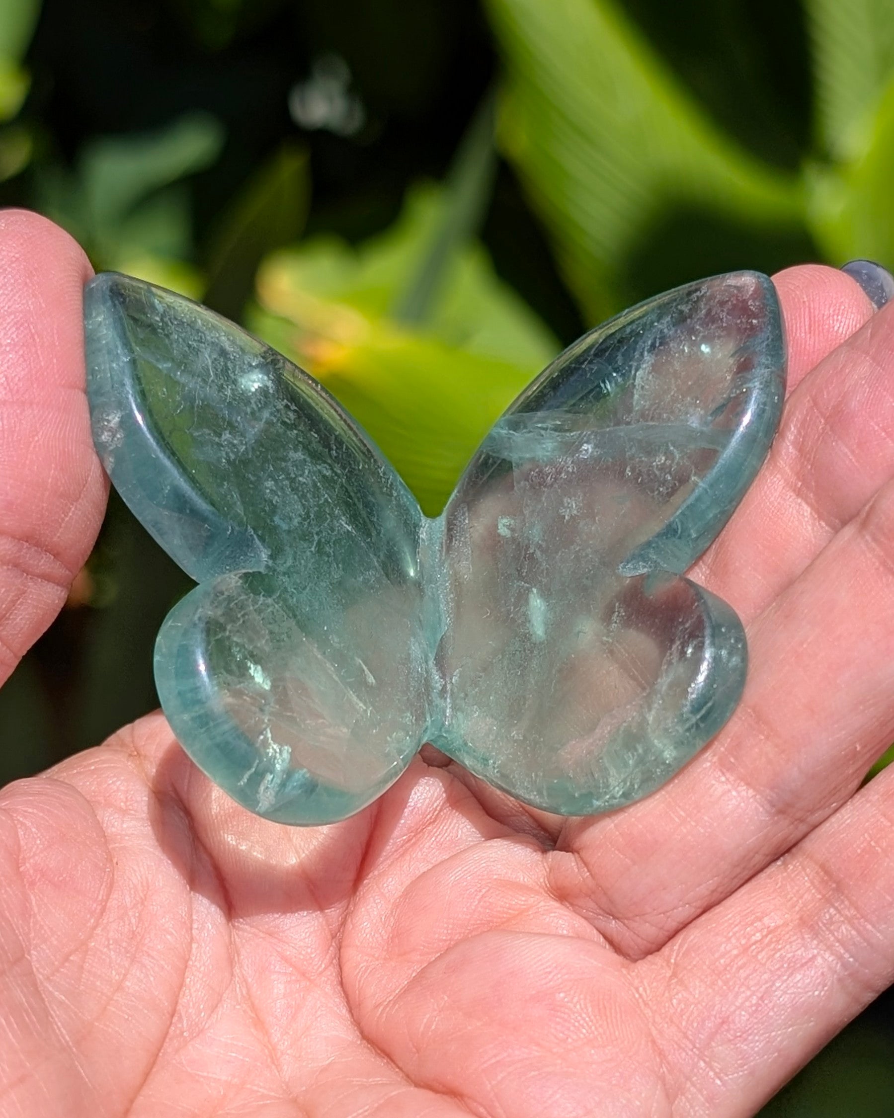 Green Fluorite 3D Butterfly - Opt. Y