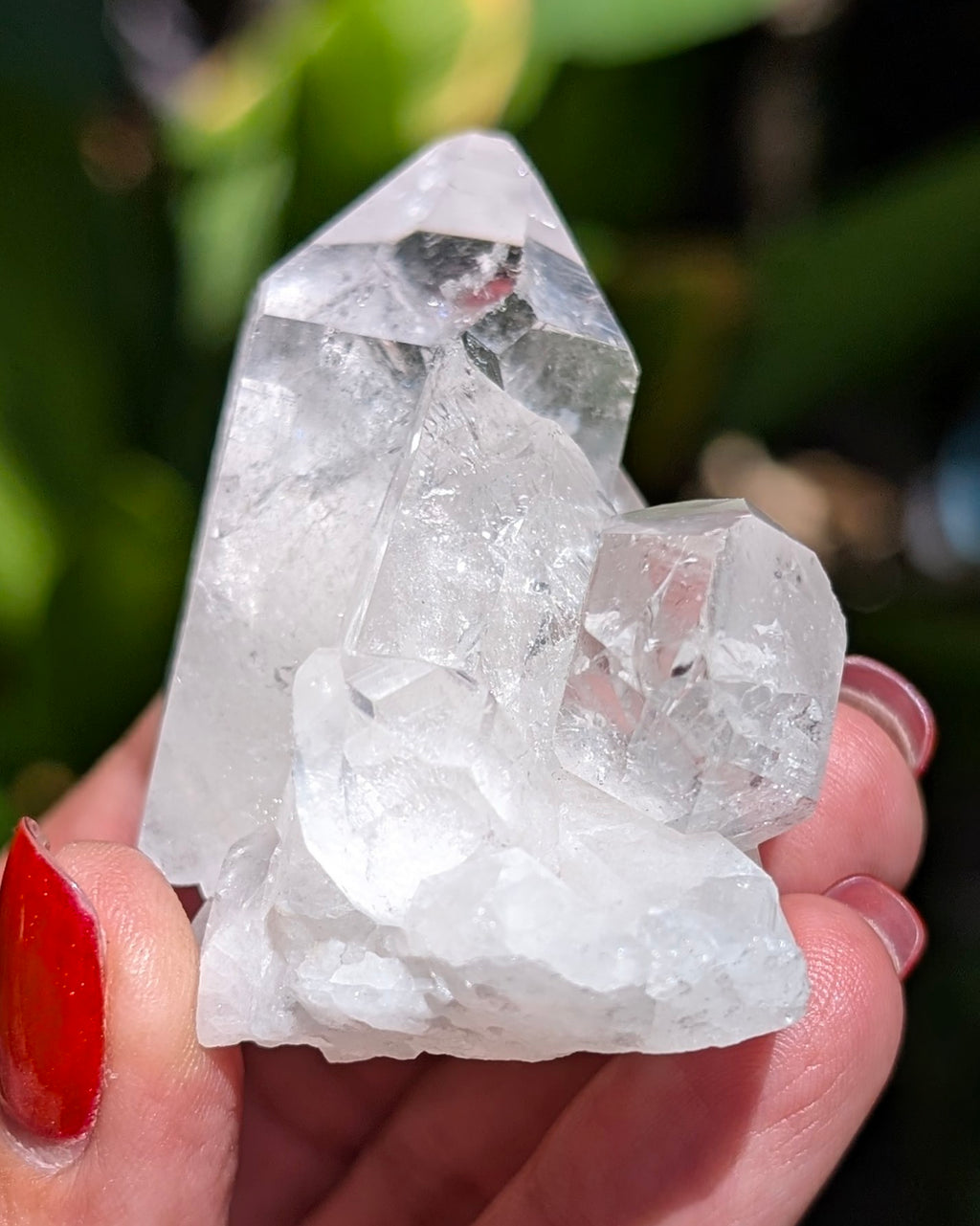 Amazing Clear Quartz Cluster - Opt. D