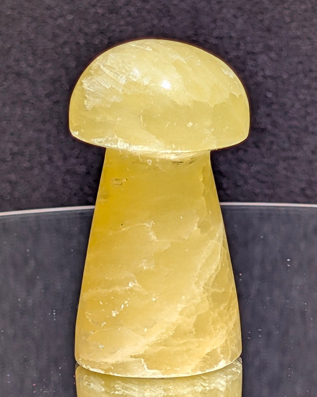 Yellow Calcite Mushroom C