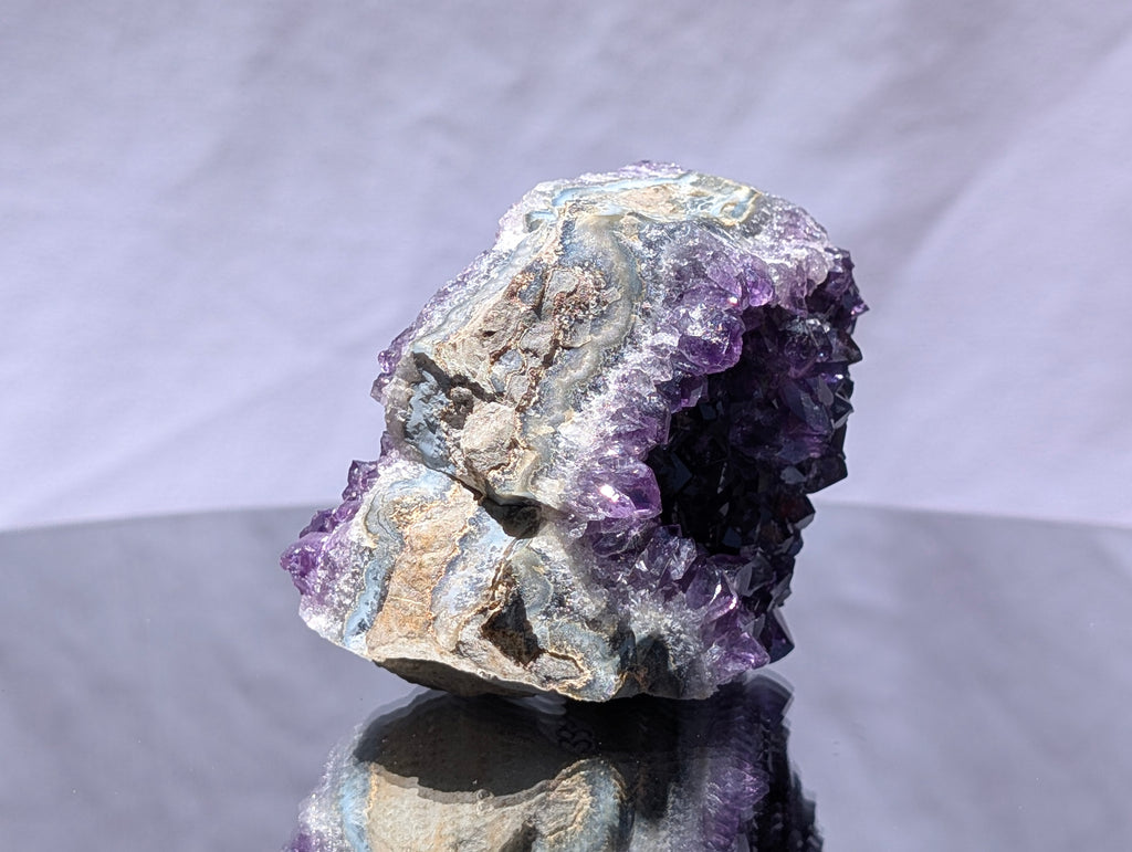 Amethyst Druzy Cluster F