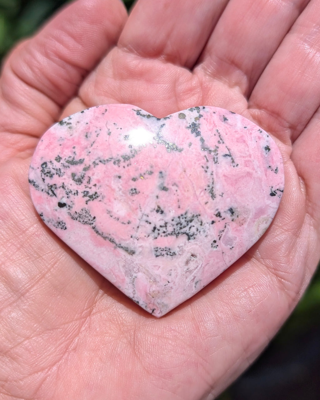 Rhodonite Heart F