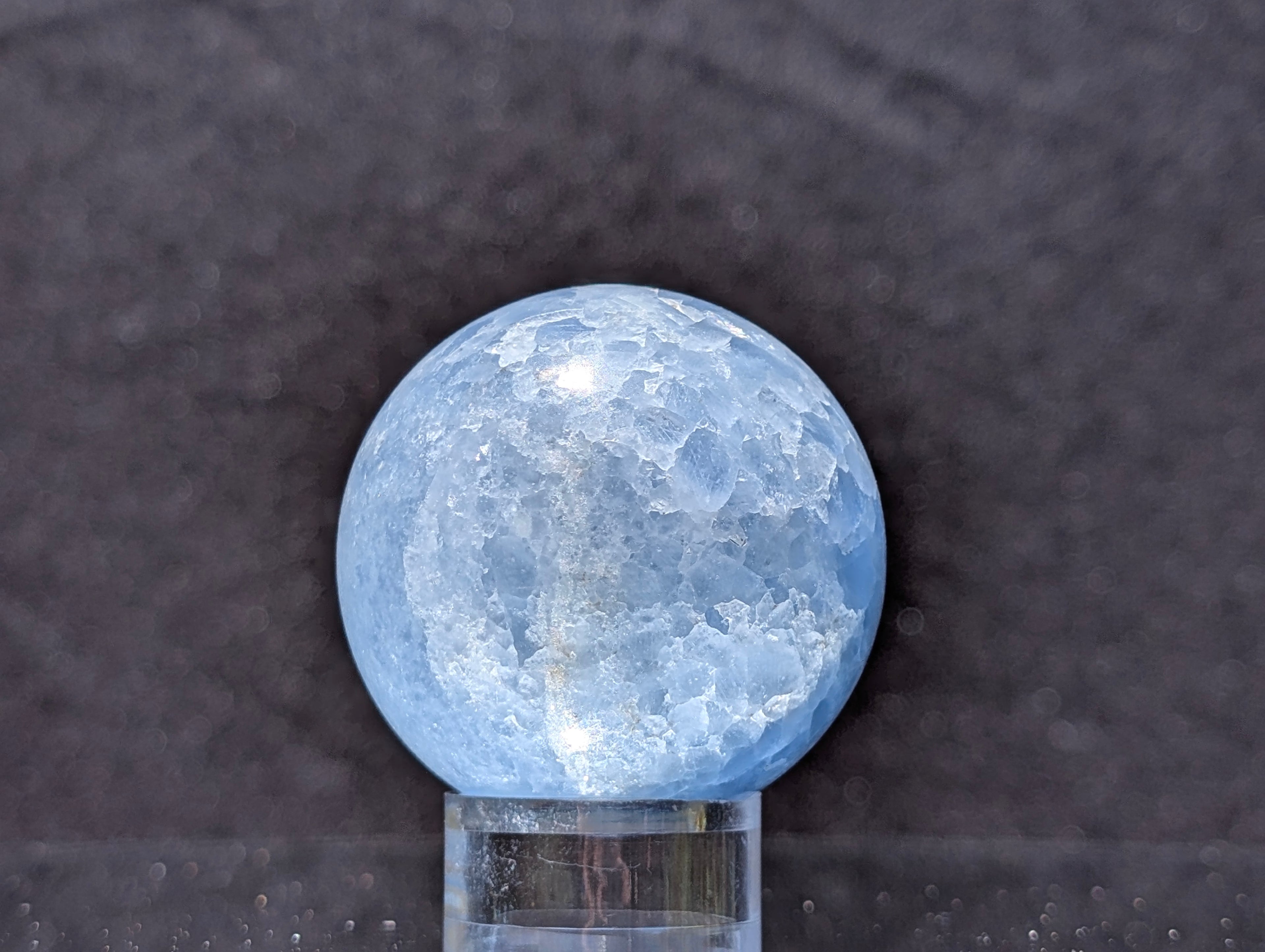 Blue Calcite Sphere E