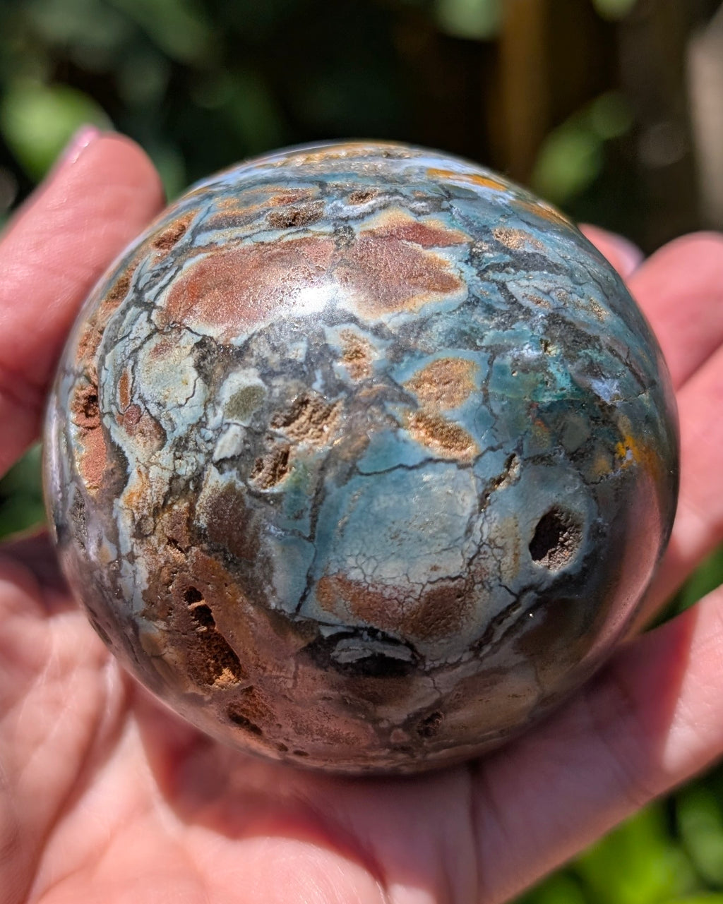 Sea Jasper Sphere M