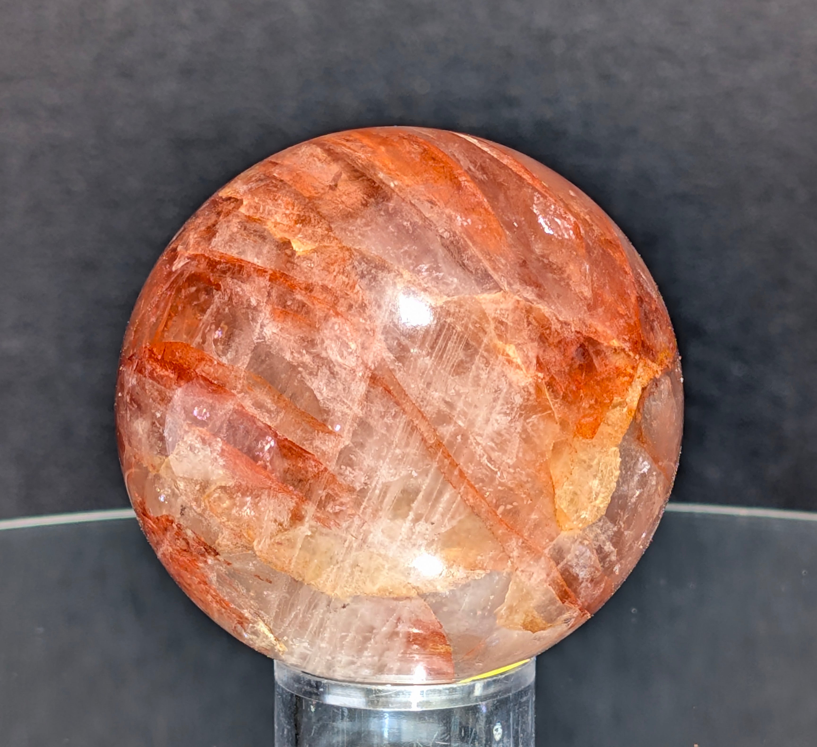 Fire Quartz Sphere A