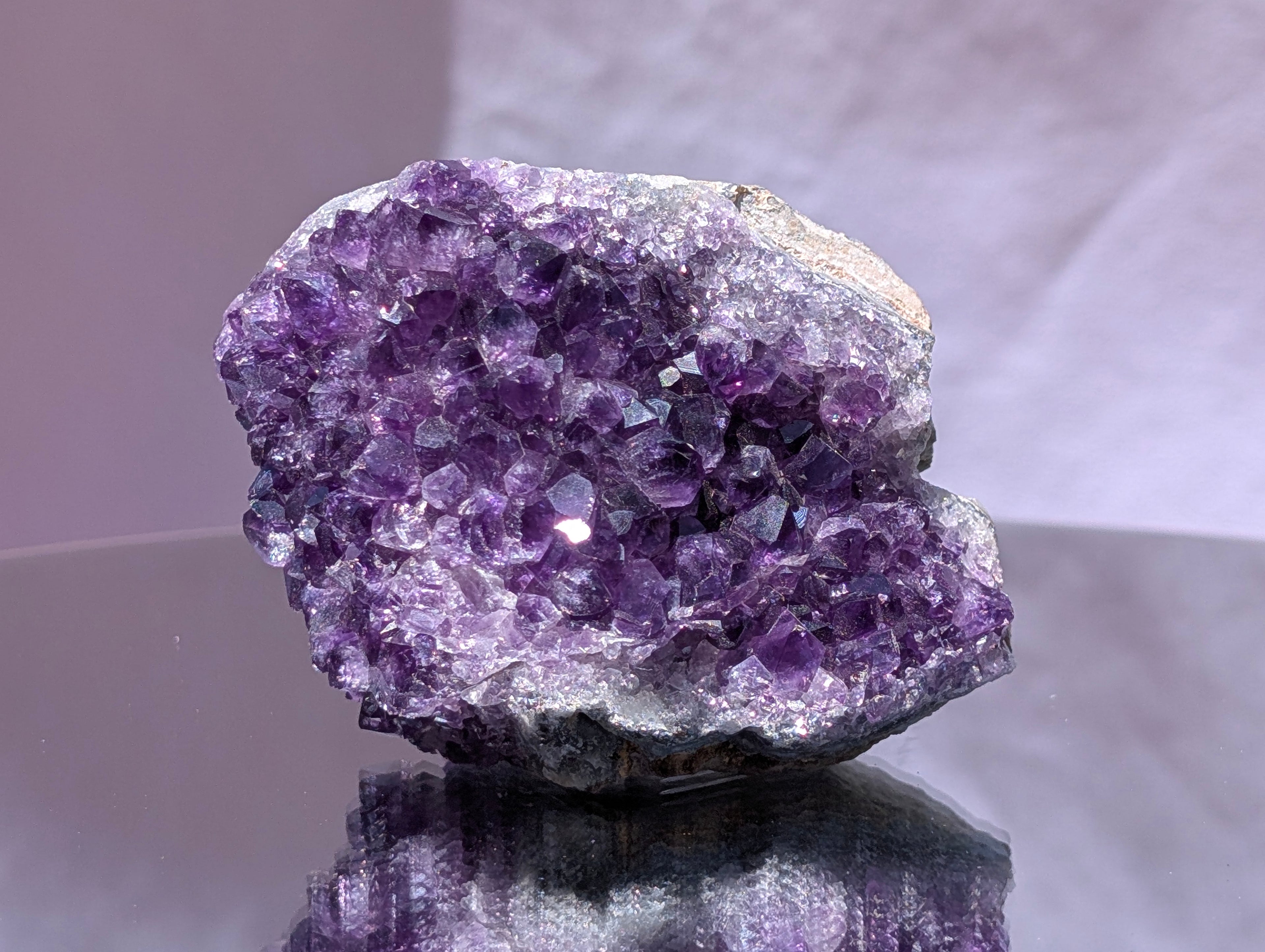 Amethyst Druzy Cluster F