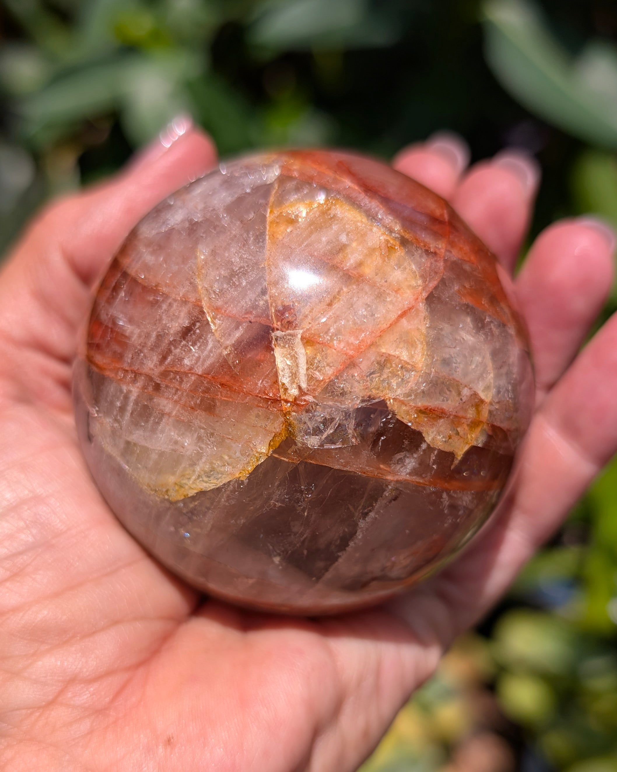 Fire Quartz Sphere A