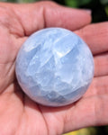 Blue Calcite Sphere G