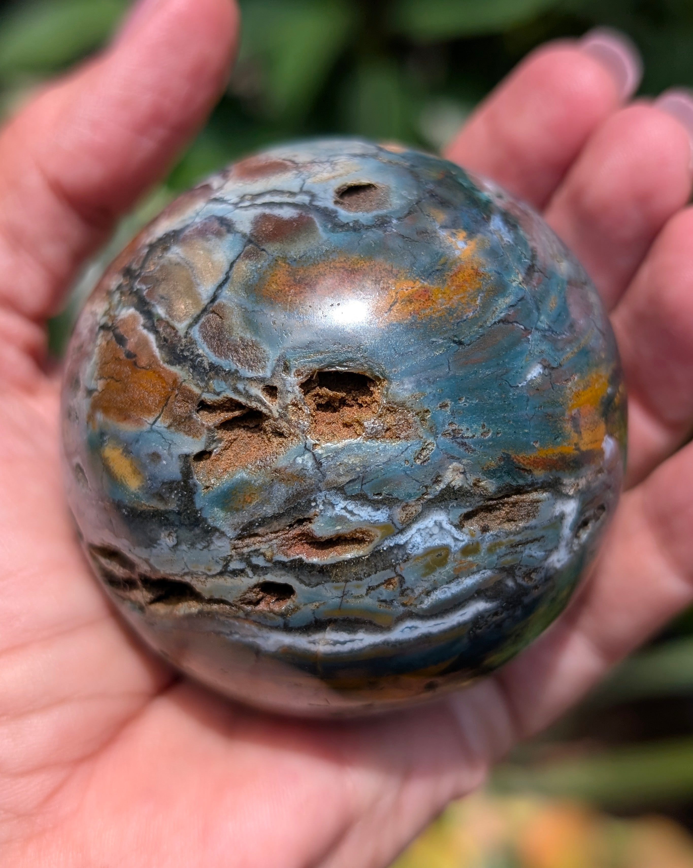 Sea Jasper Sphere M