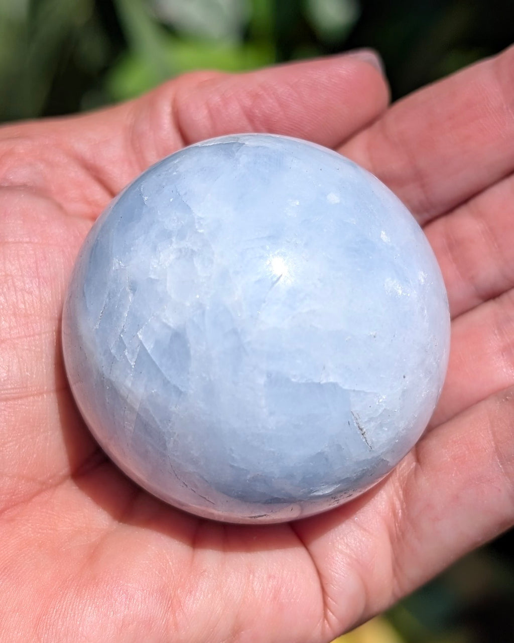 Blue Calcite Sphere B