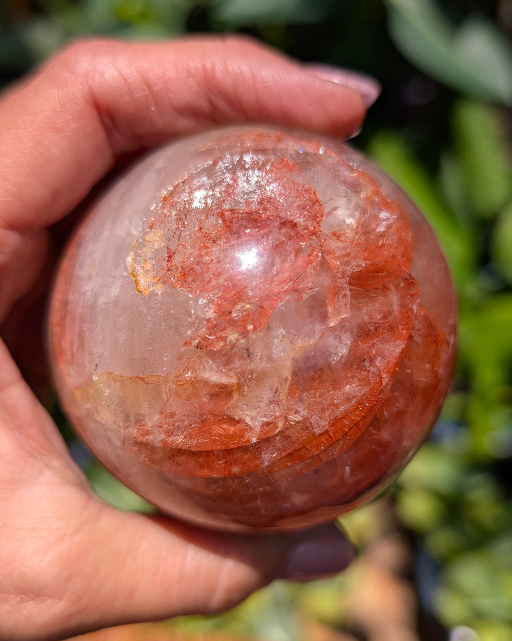 Fire Quartz Sphere A