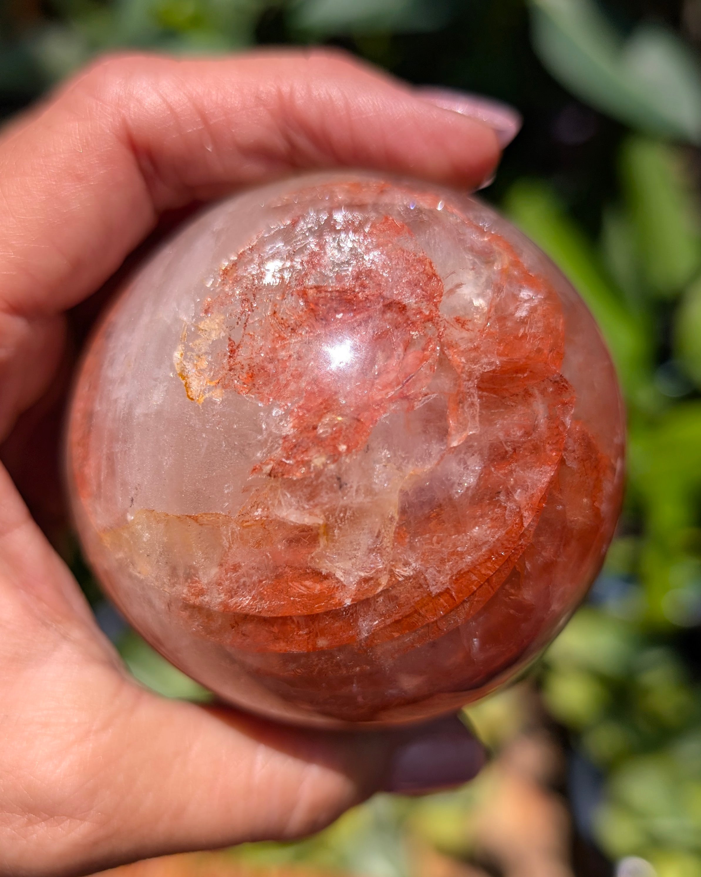 Fire Quartz Sphere A