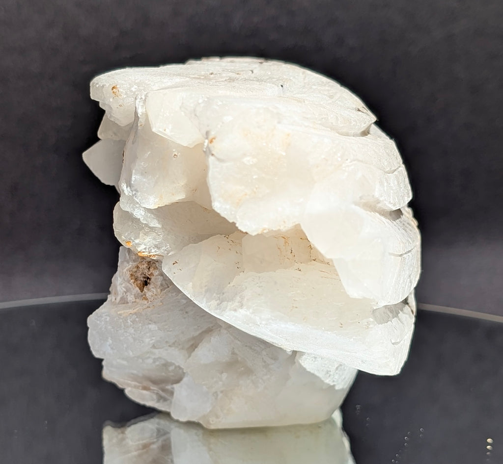Quartz Skull with Feather Headdress A