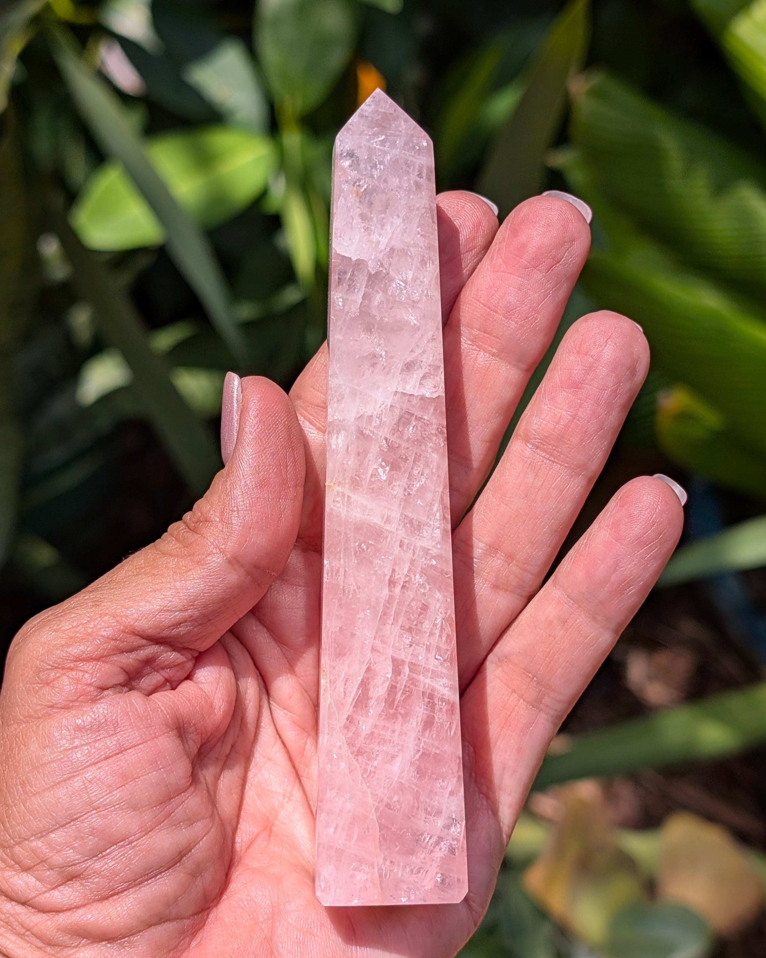 Rose Quartz Obelisk