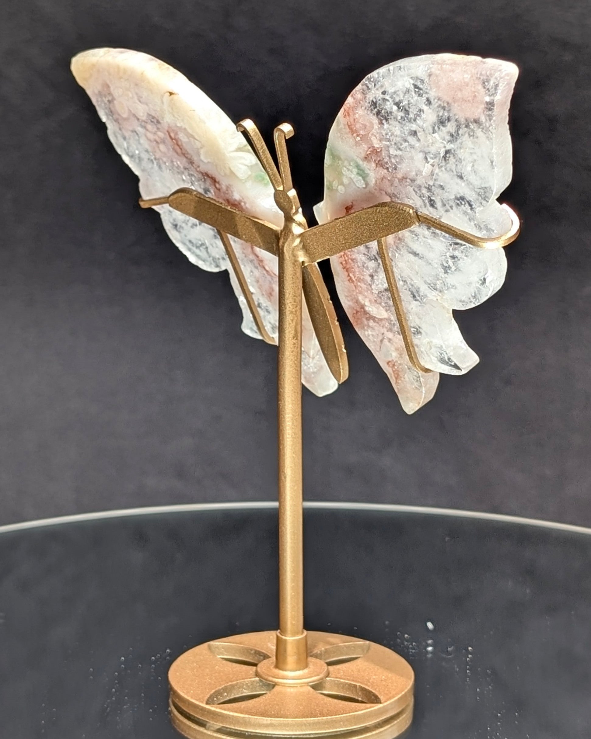 Flower Agate Butterfly A