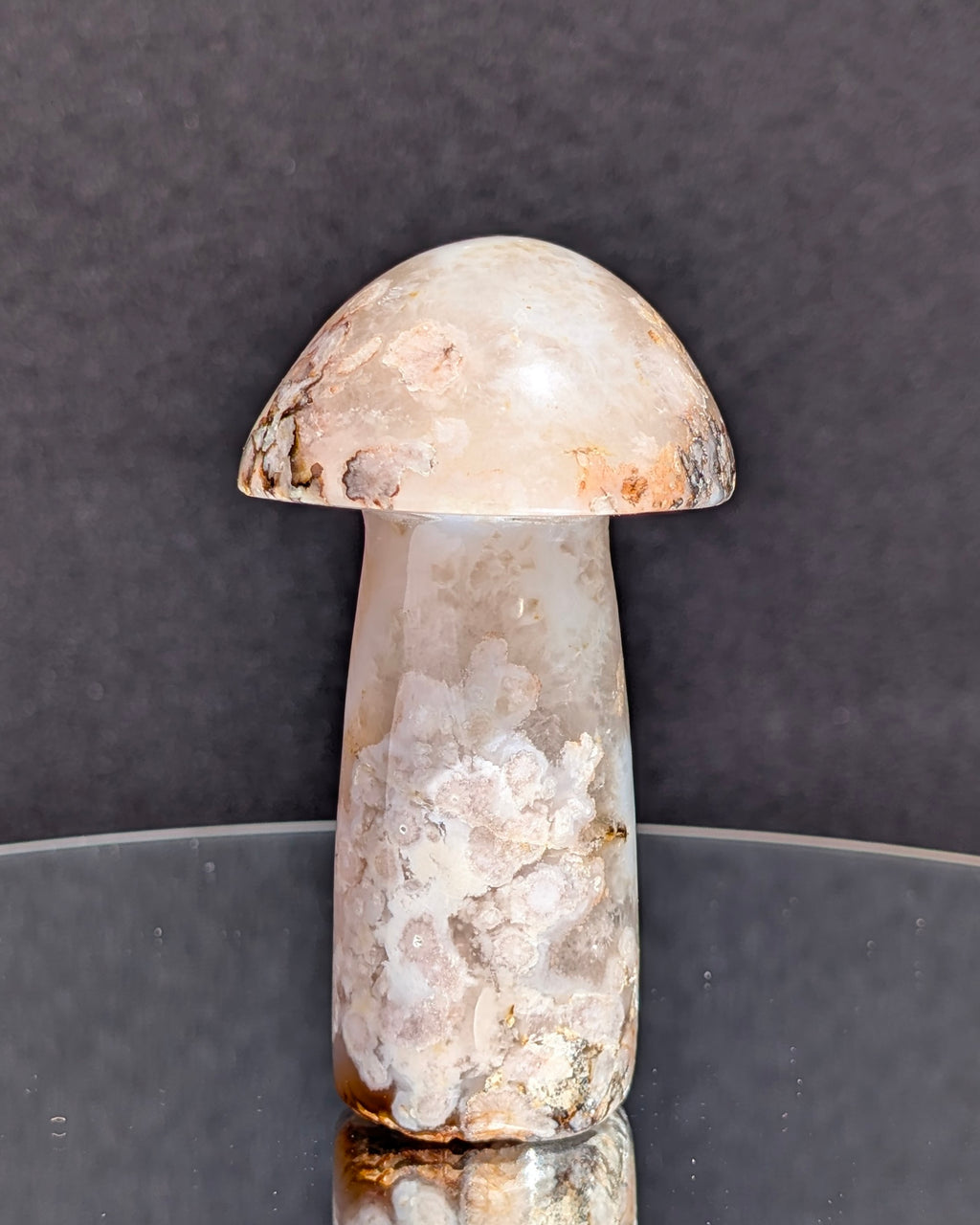 Flower Agate Mushroom F