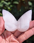 Pink Calcite Butterfly W