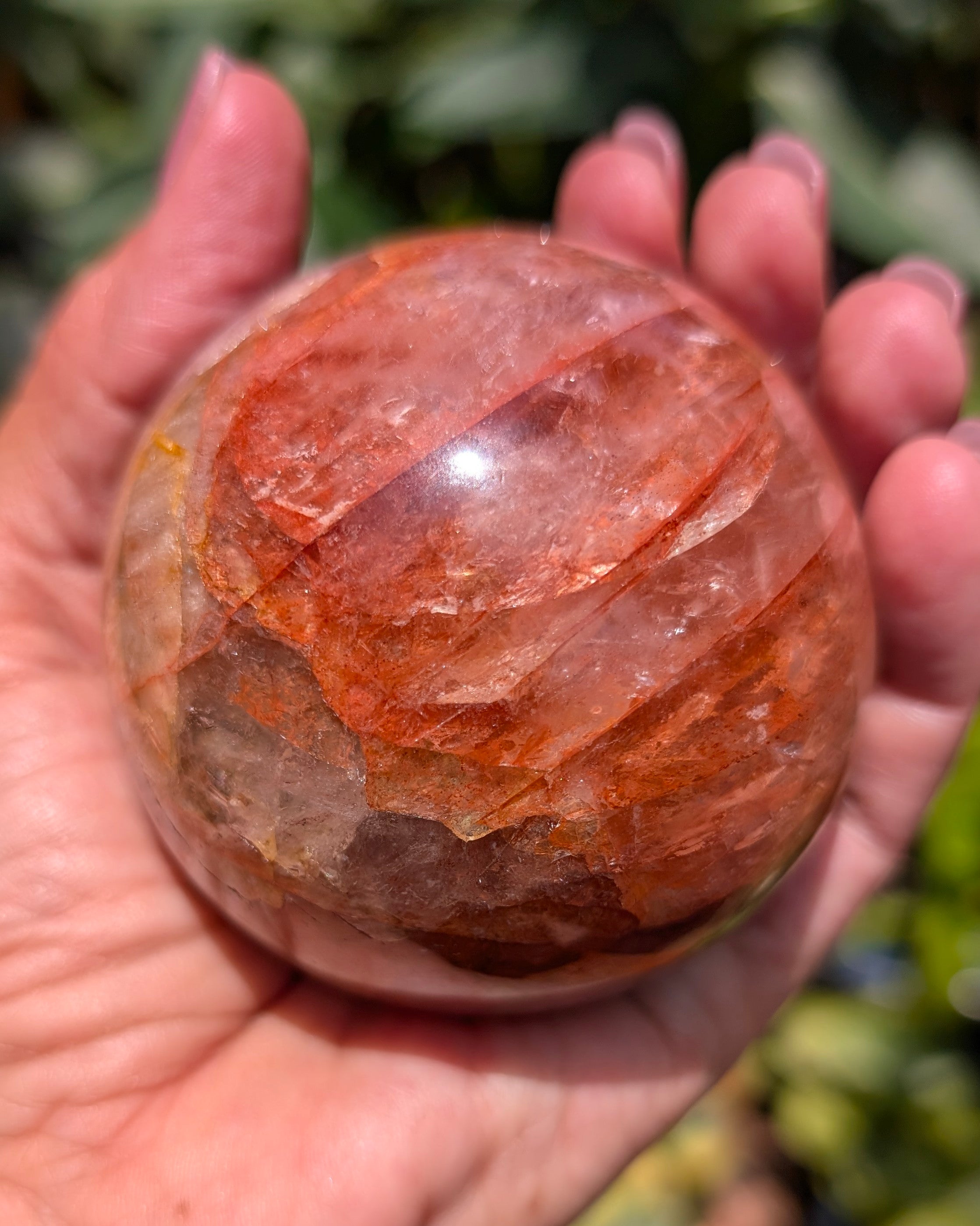 Fire Quartz Sphere A