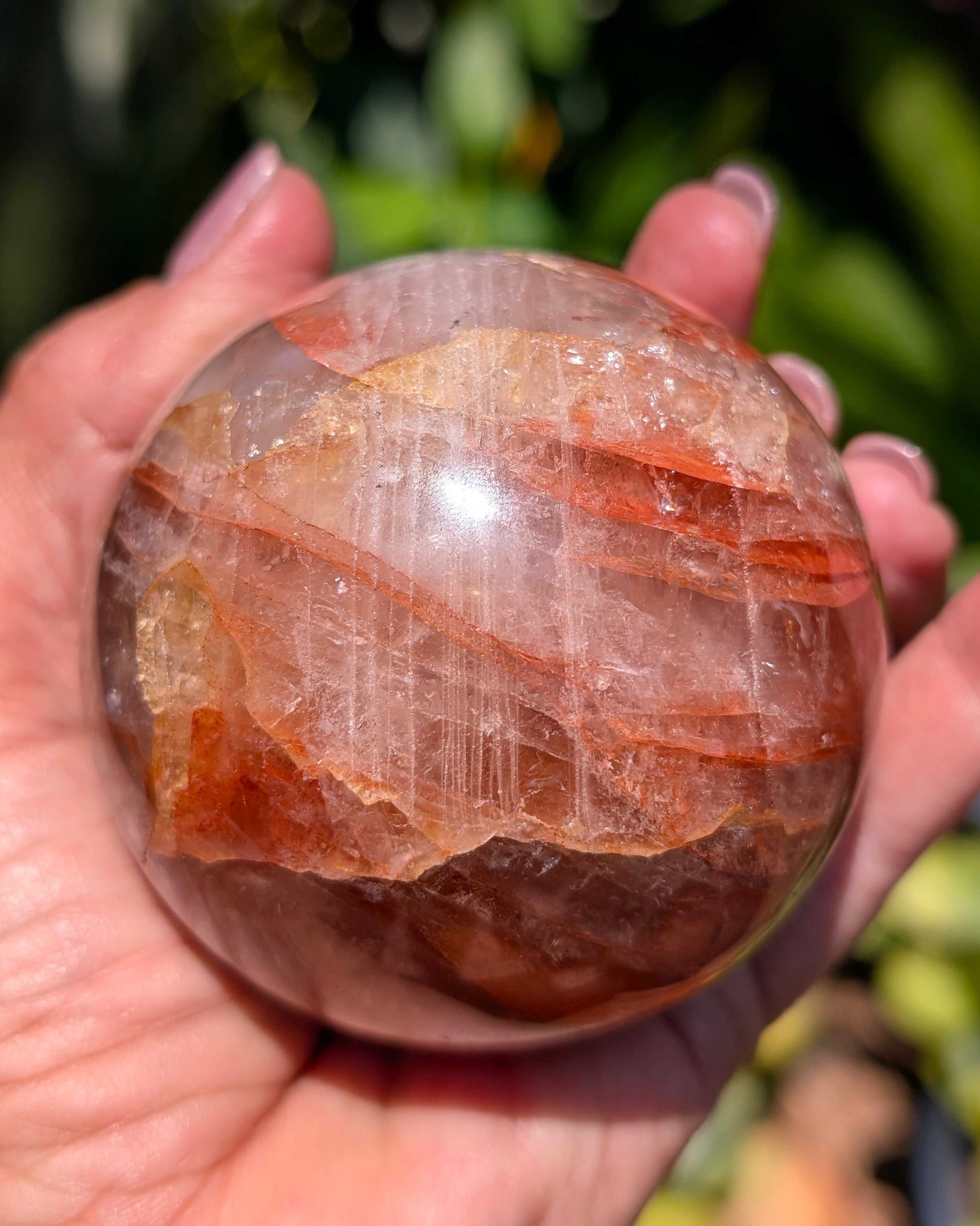 Fire Quartz Sphere A