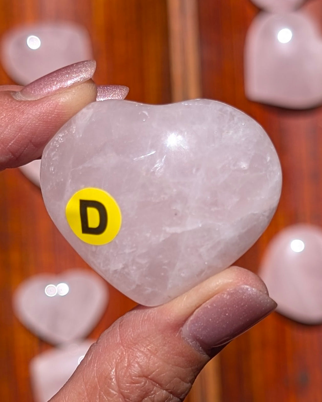 Rose Quartz Heart - Opt. D