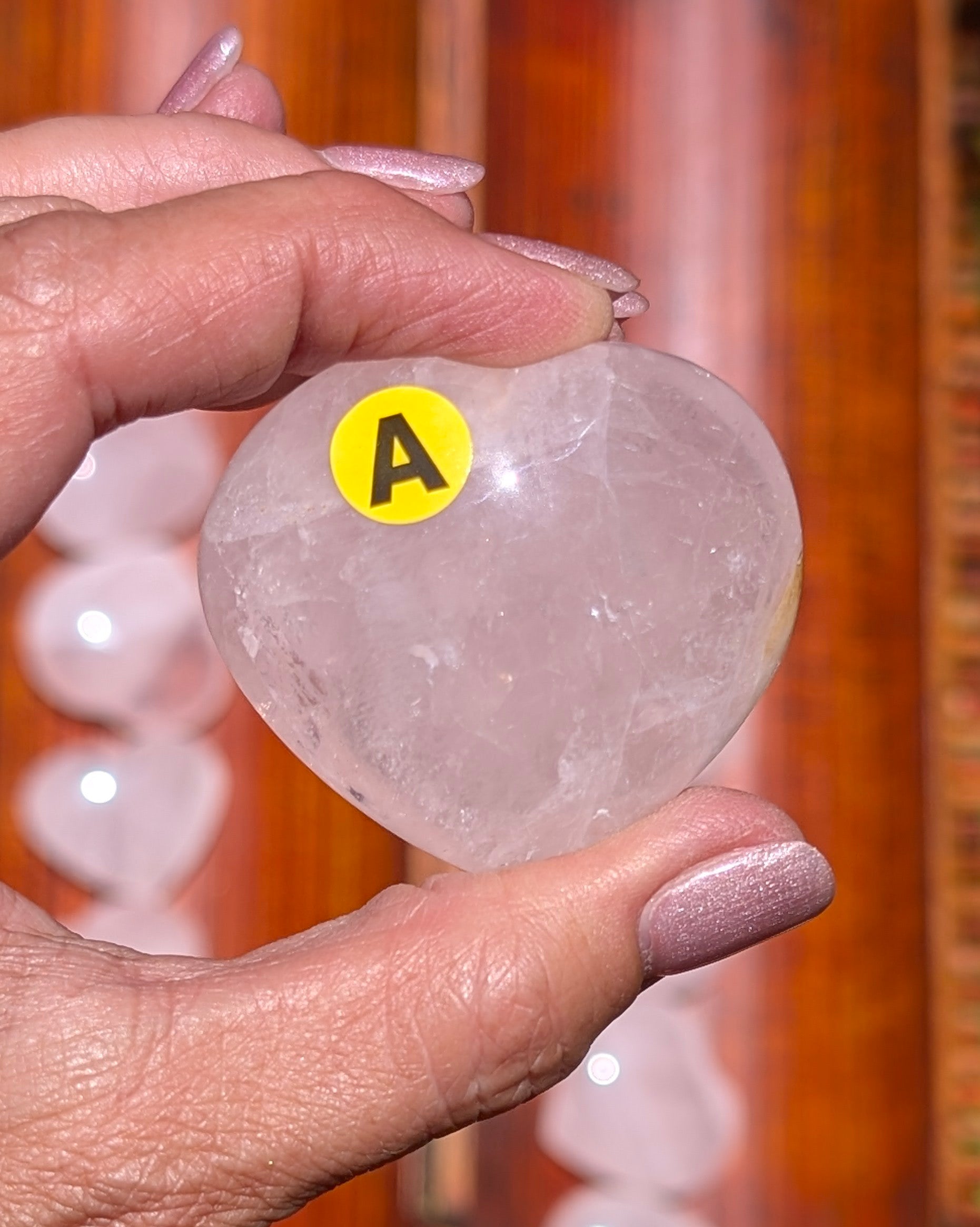 Rose Quartz Heart - Opt. A