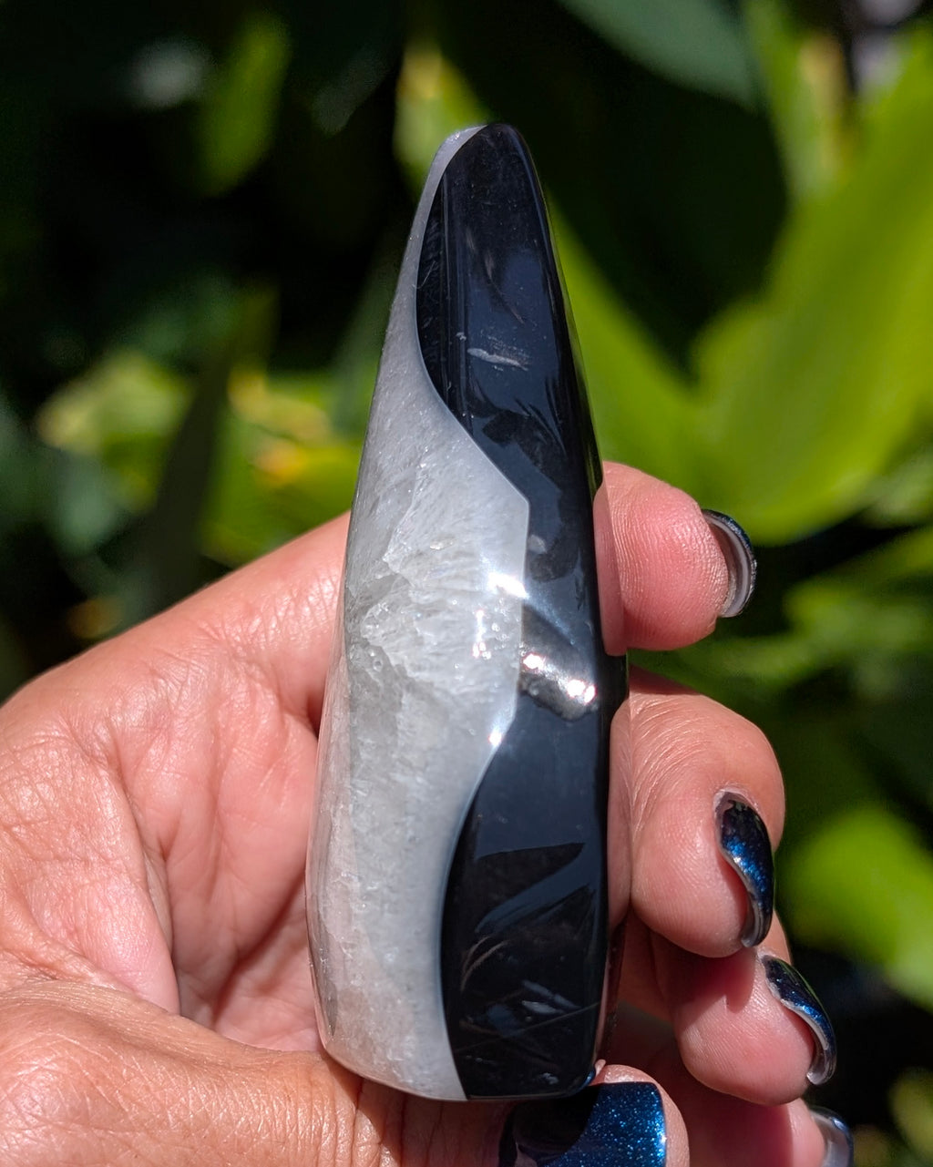 Black Sardonyx Agate Flame - Opt. A