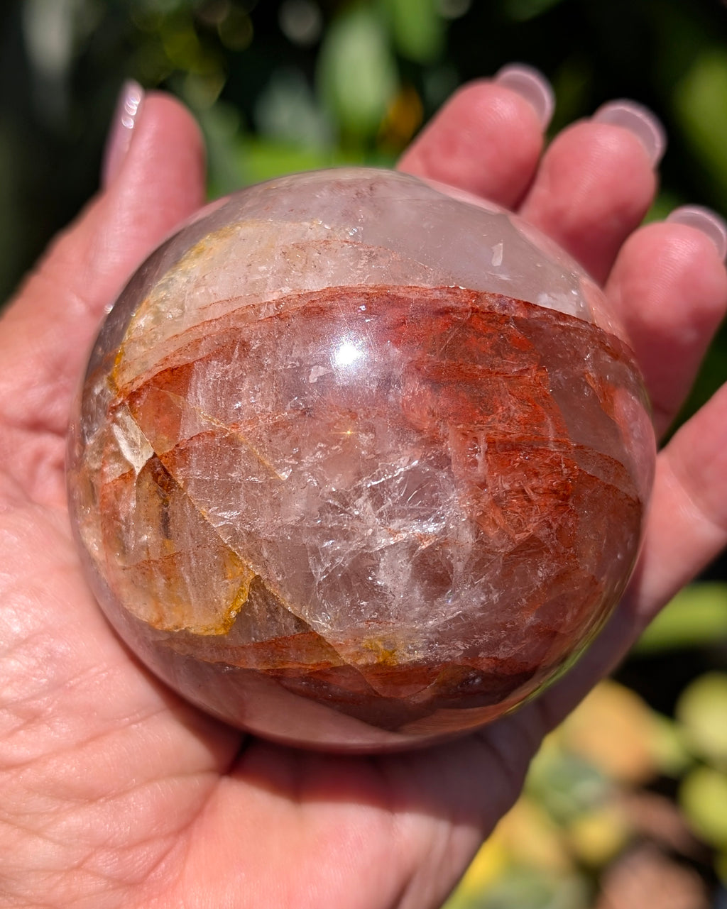 Fire Quartz Sphere A