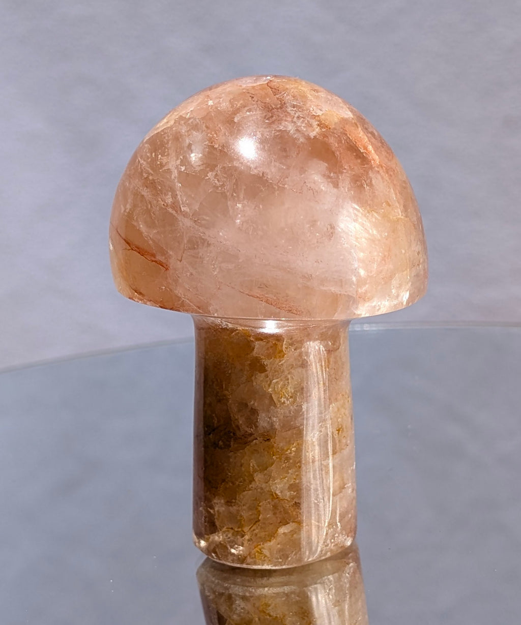 Fire Quartz Mushroom