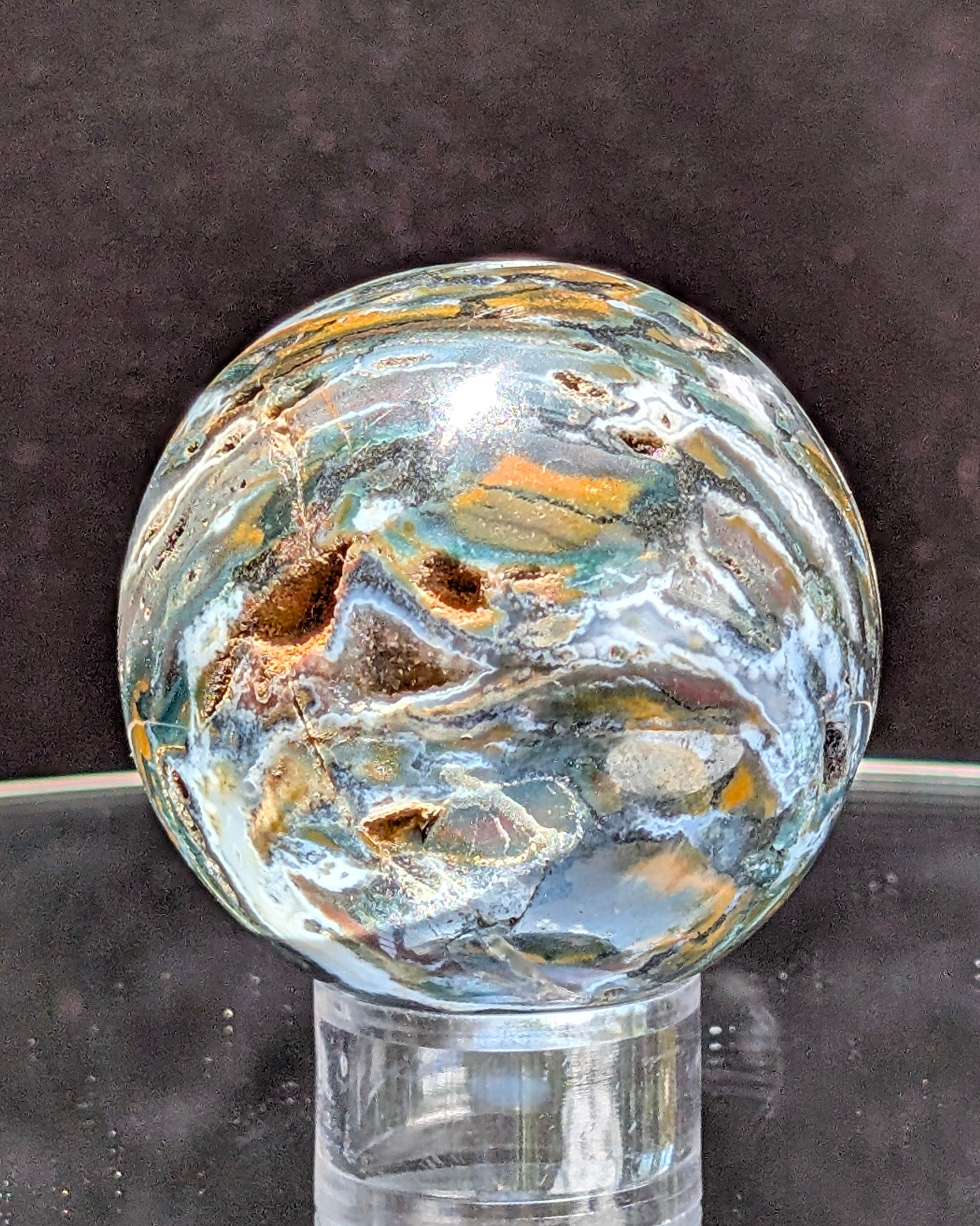 Ocean Jasper Sphere M