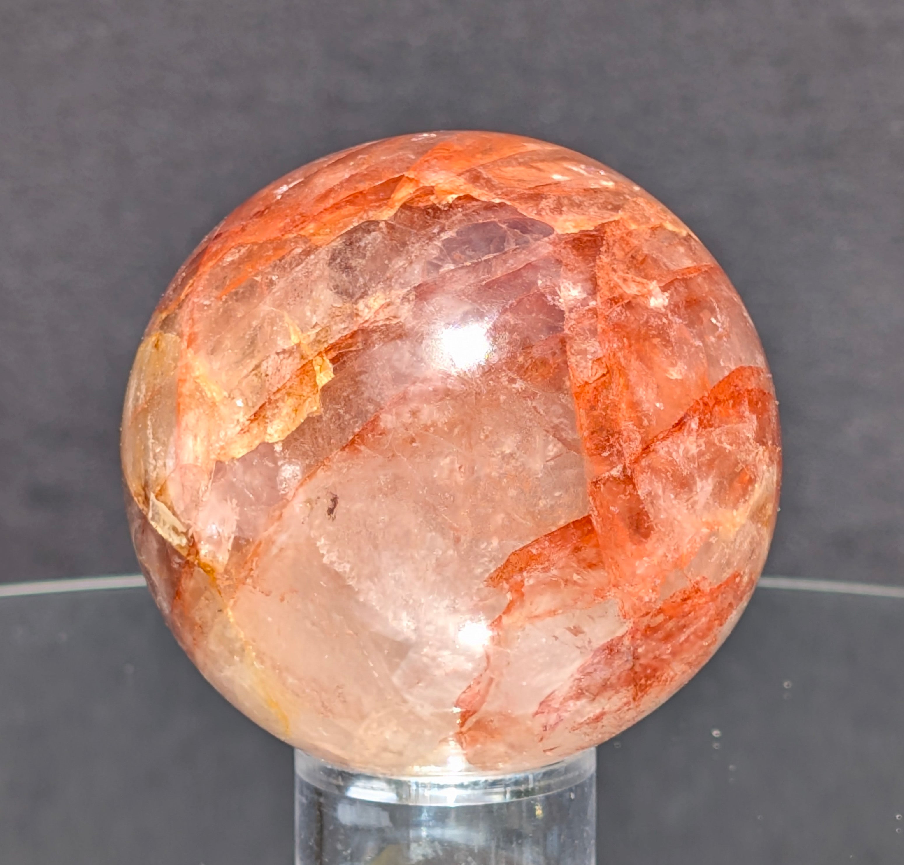 Fire Quartz Sphere A