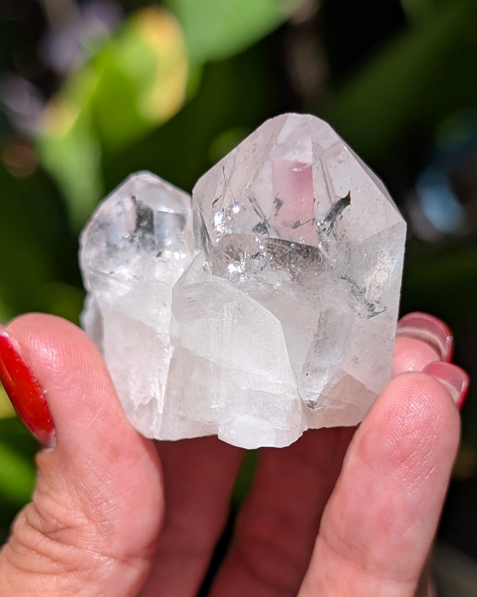 Amazing Clear Quartz Cluster - Opt. D