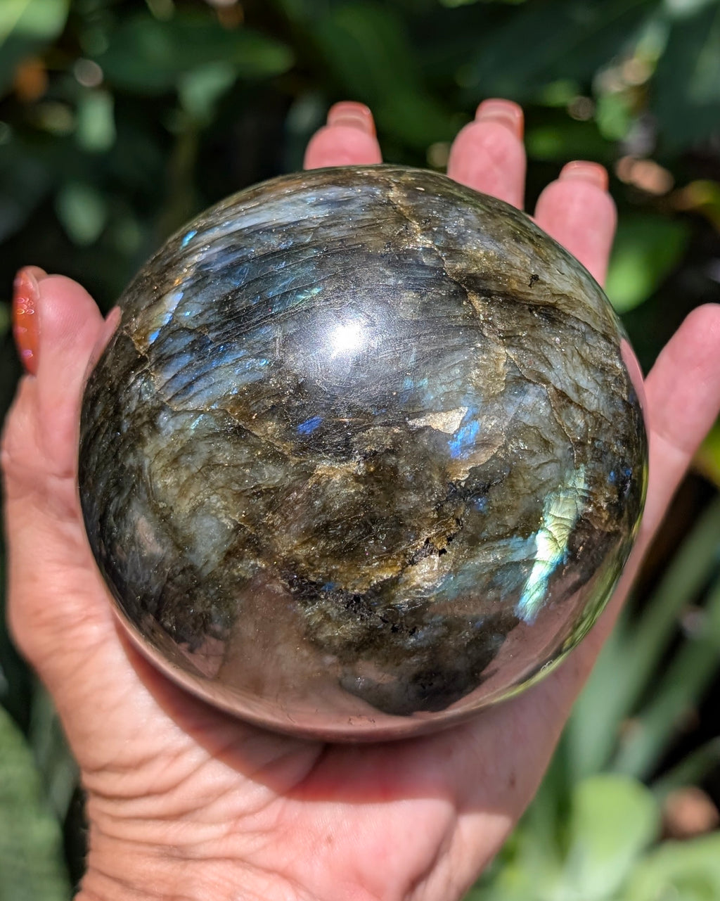 Flashy Labradorite Sphere - Opt. A