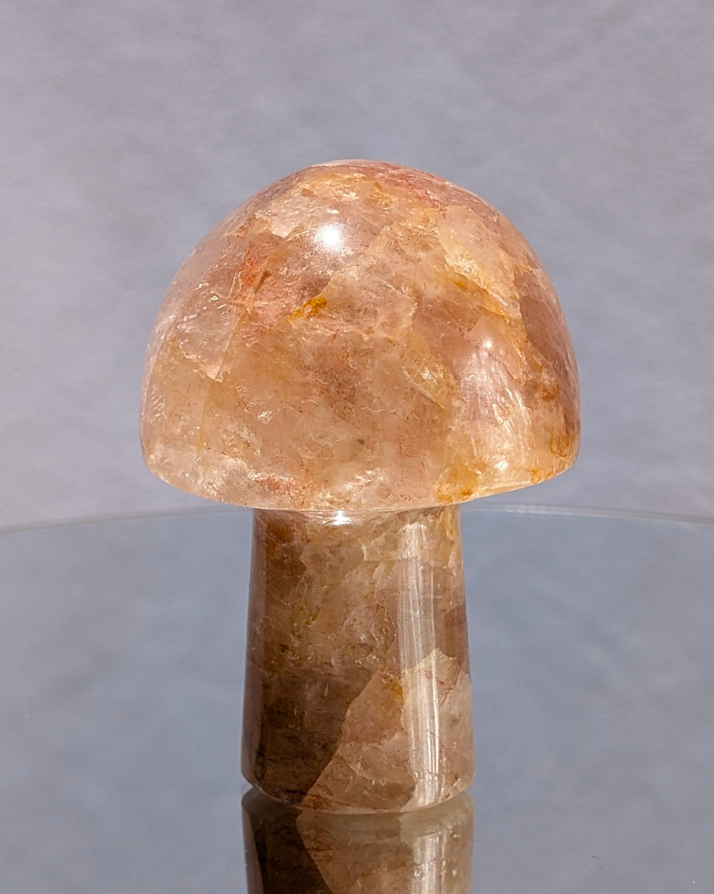 Fire Quartz Mushroom