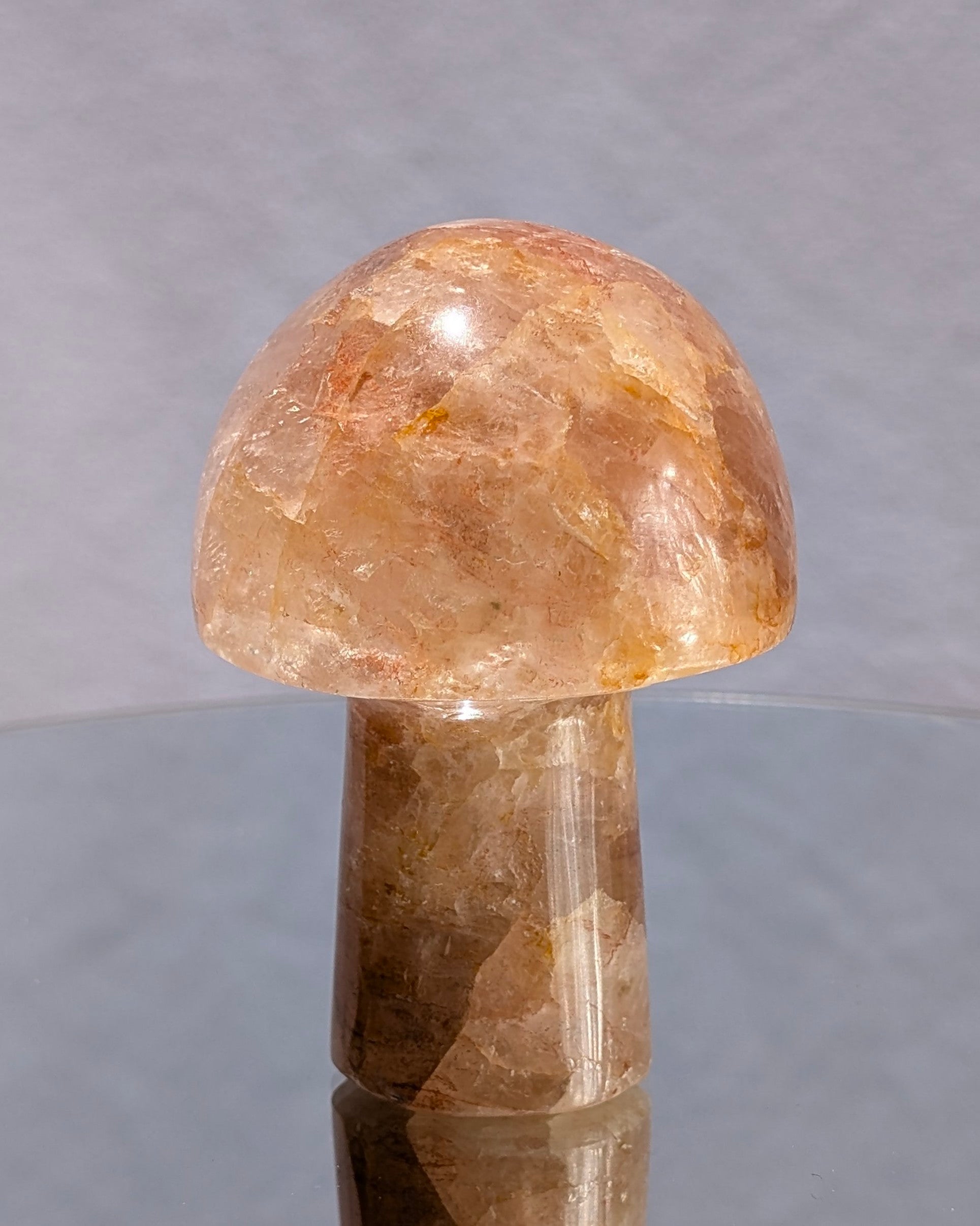 Fire Quartz Mushroom