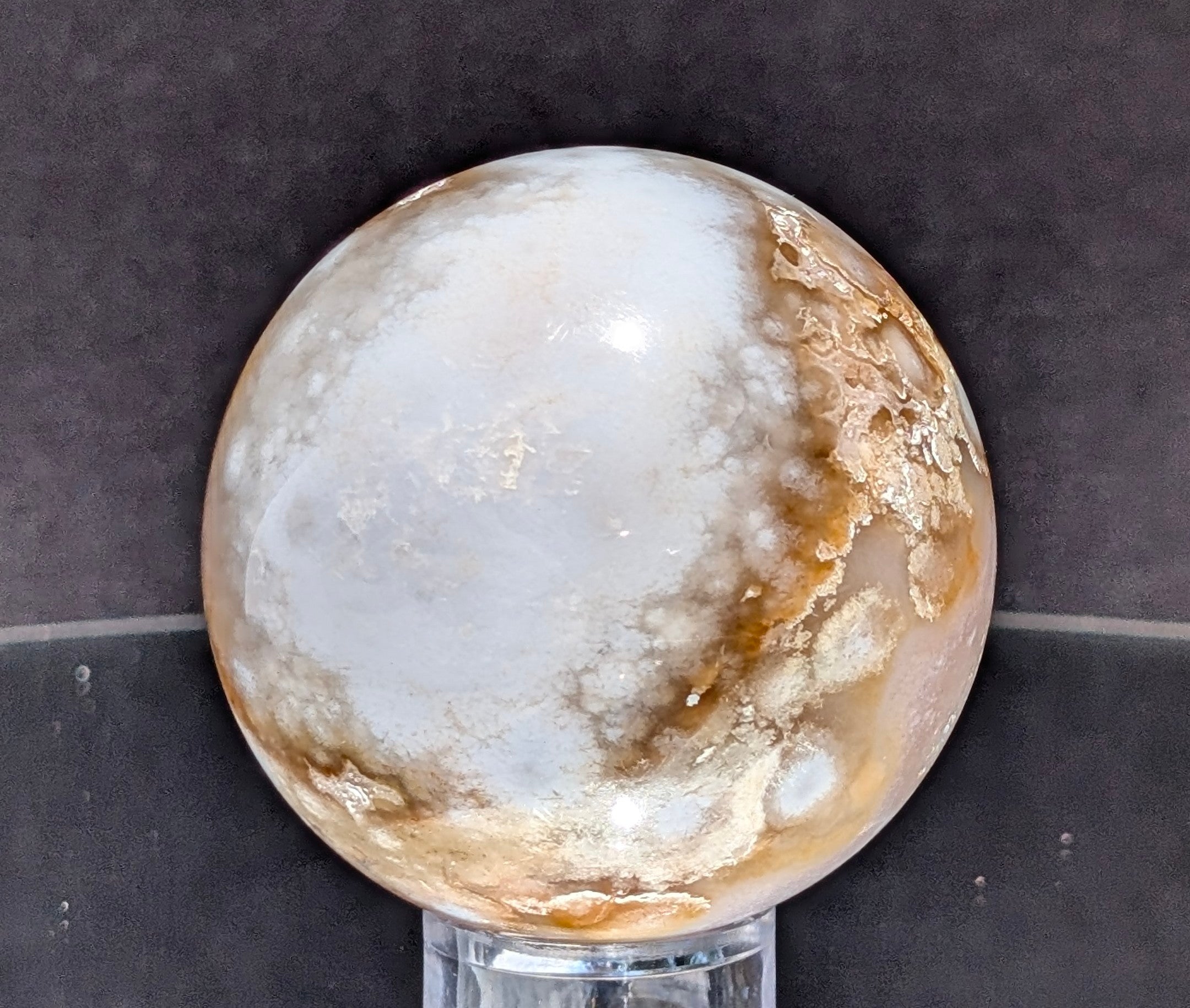 Flower Agate Sphere L