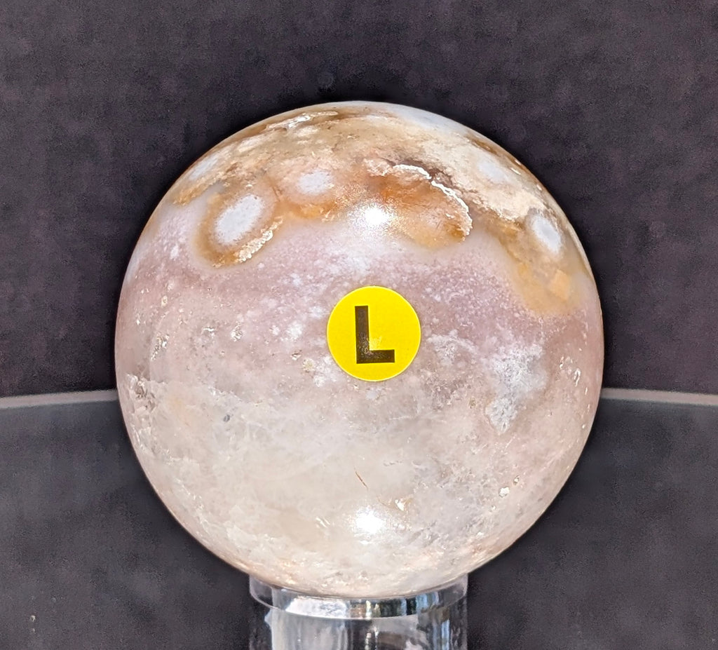 Flower Agate Sphere L