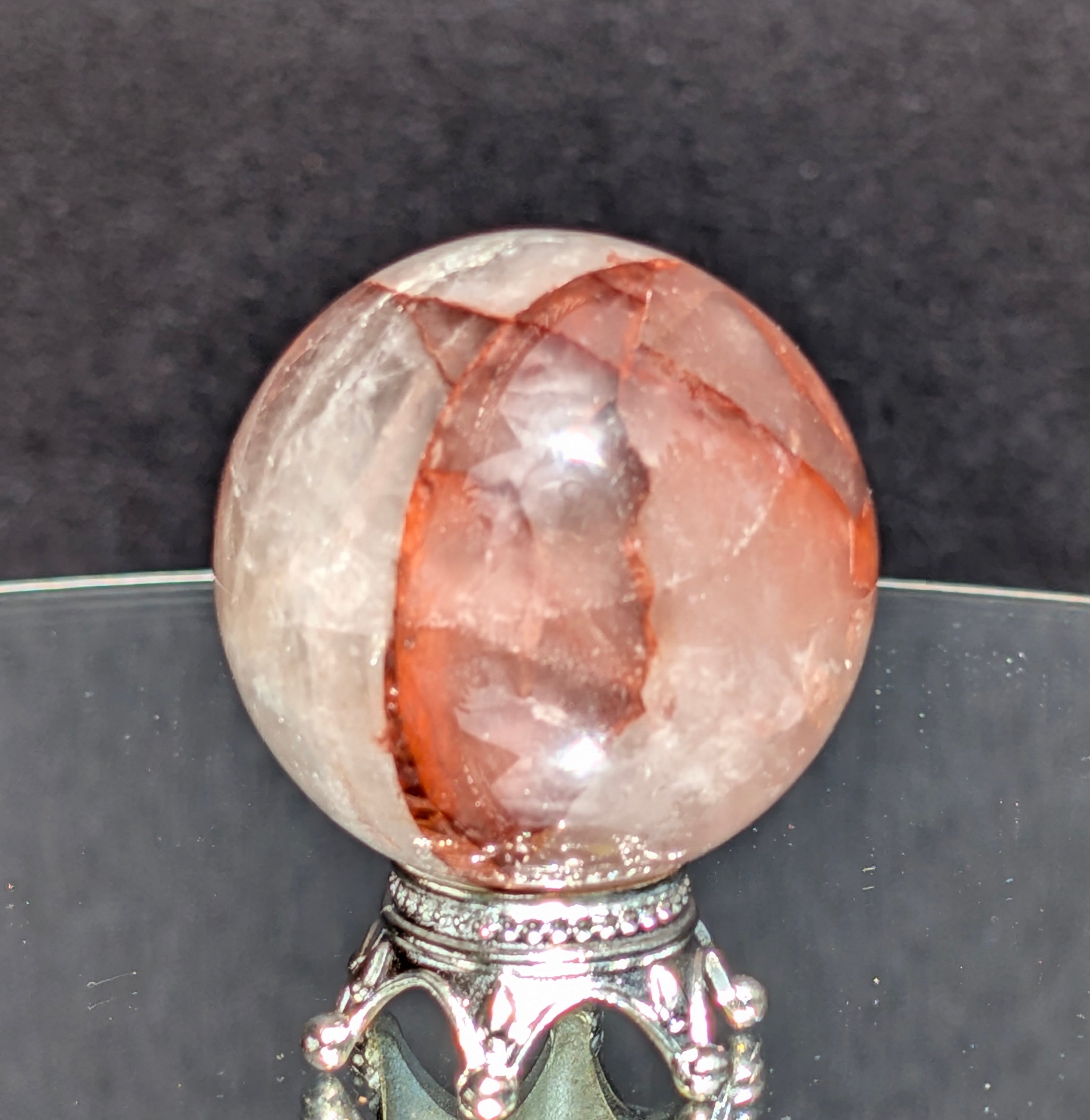 Fire Quartz Sphere C