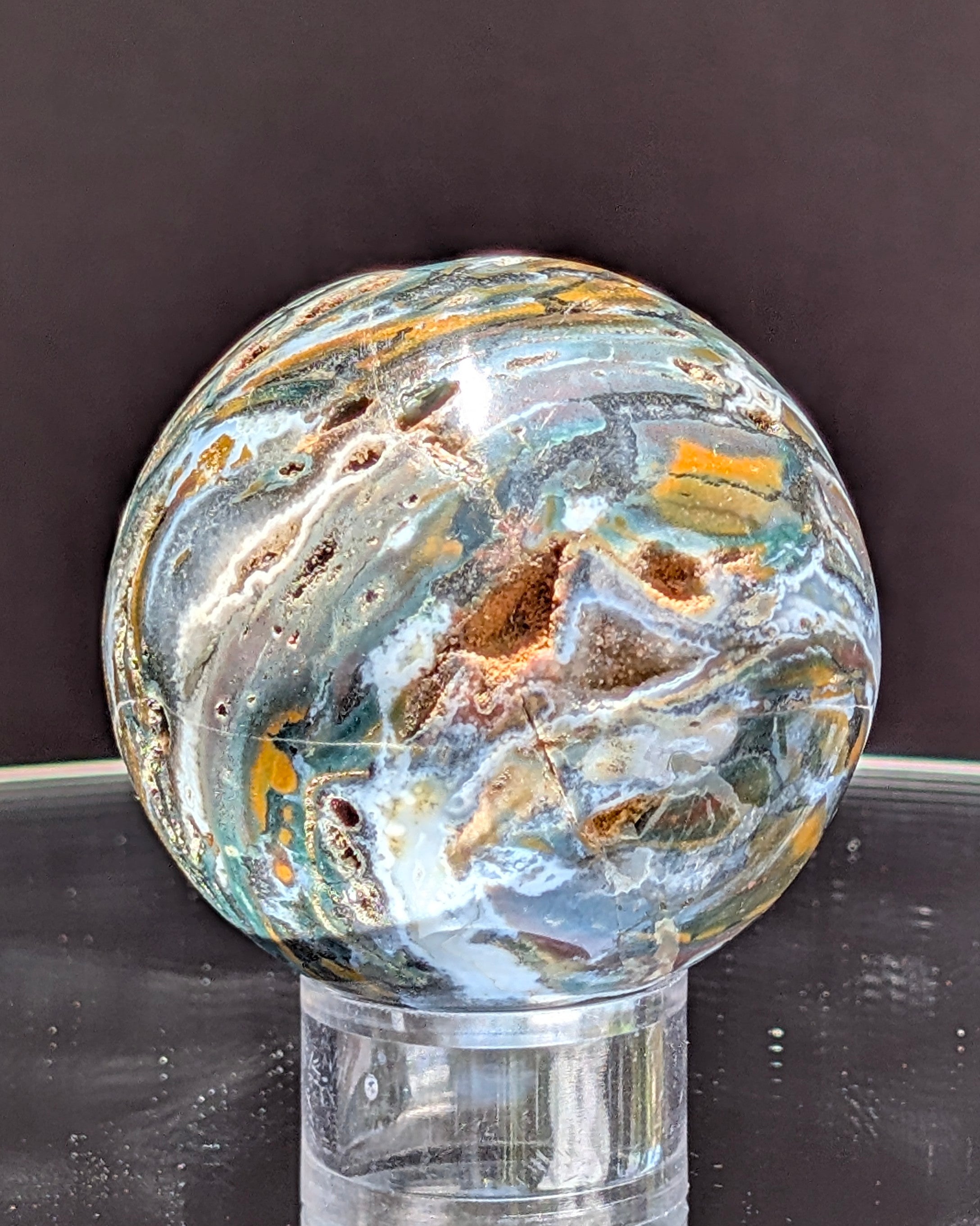 Ocean Jasper Sphere M