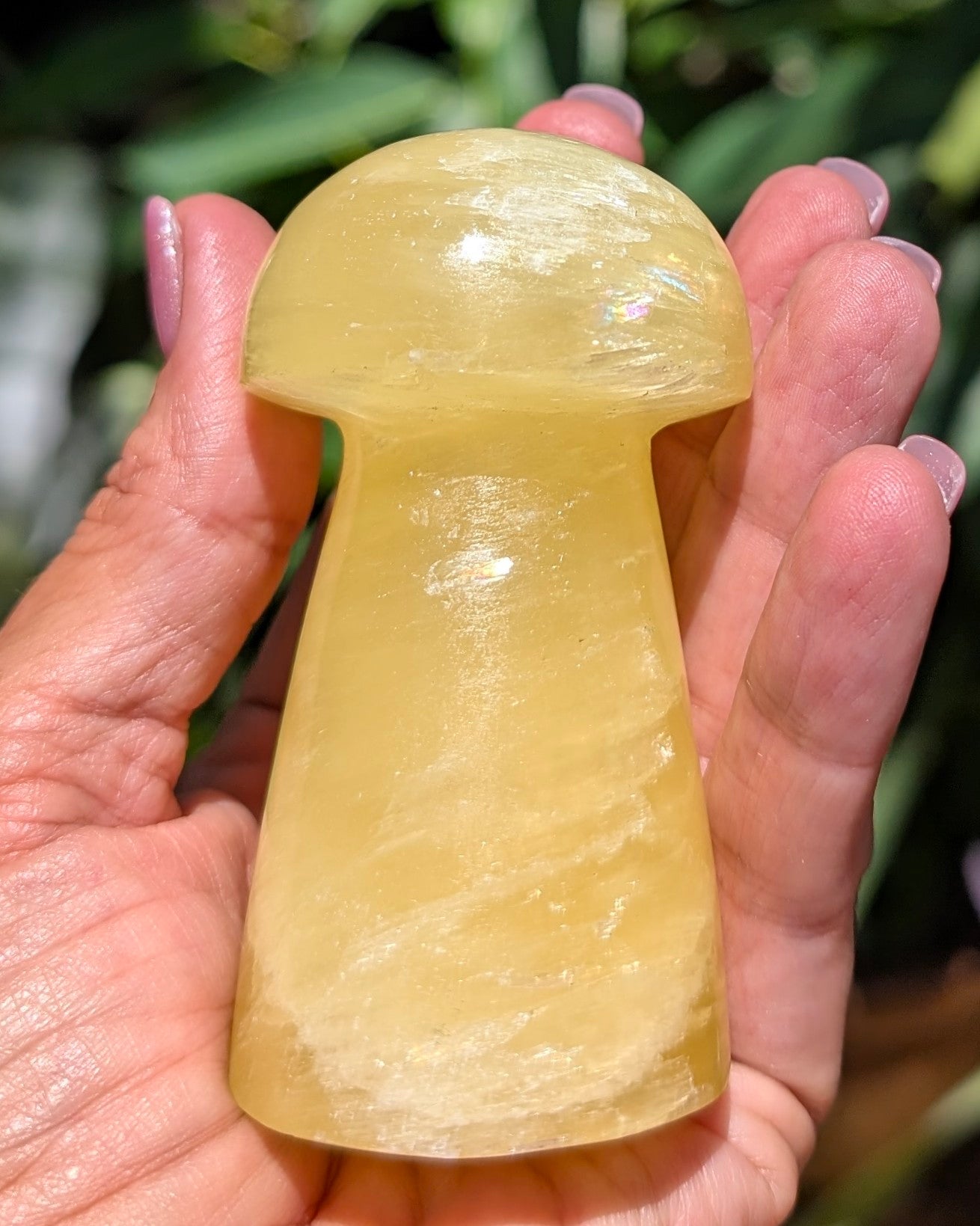 Yellow Calcite Mushroom C