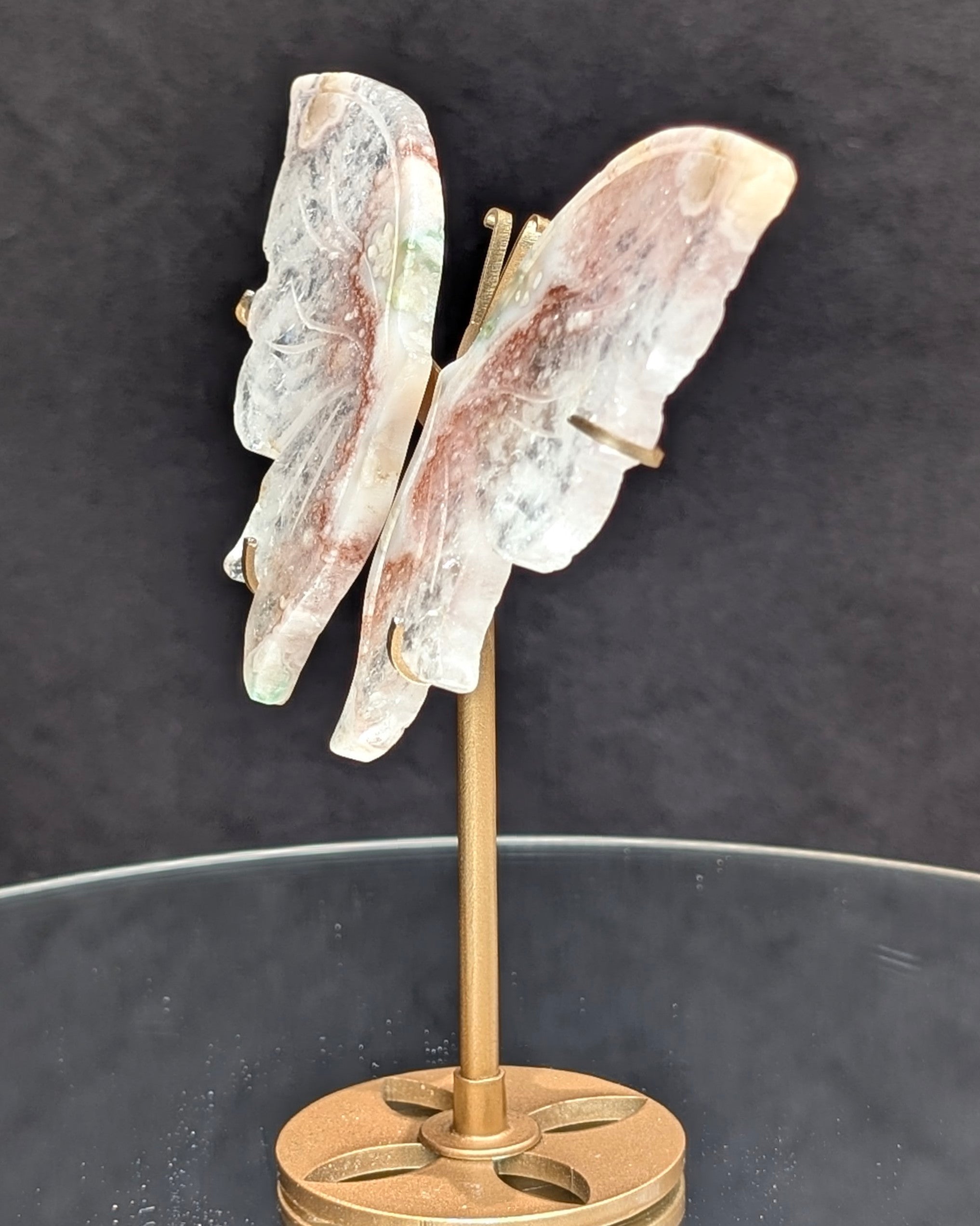 Flower Agate Butterfly A