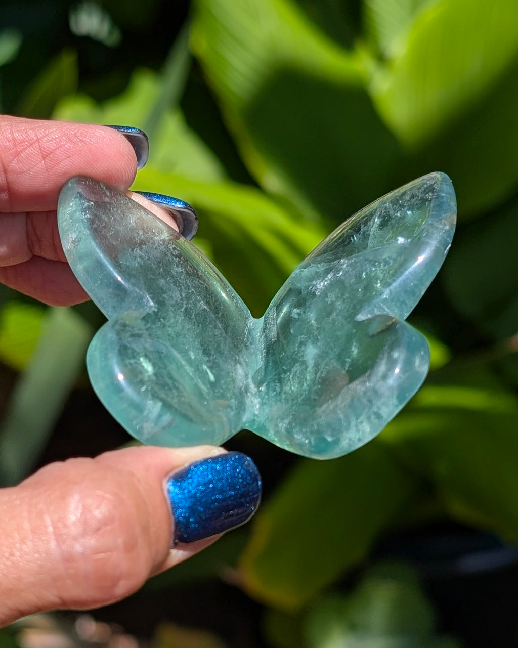 Green Fluorite 3D Butterfly - Opt. Y