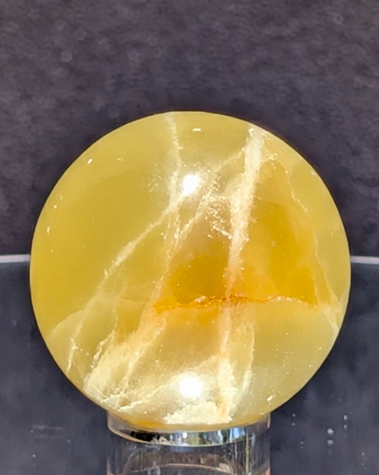 Yellow Calcite Sphere A