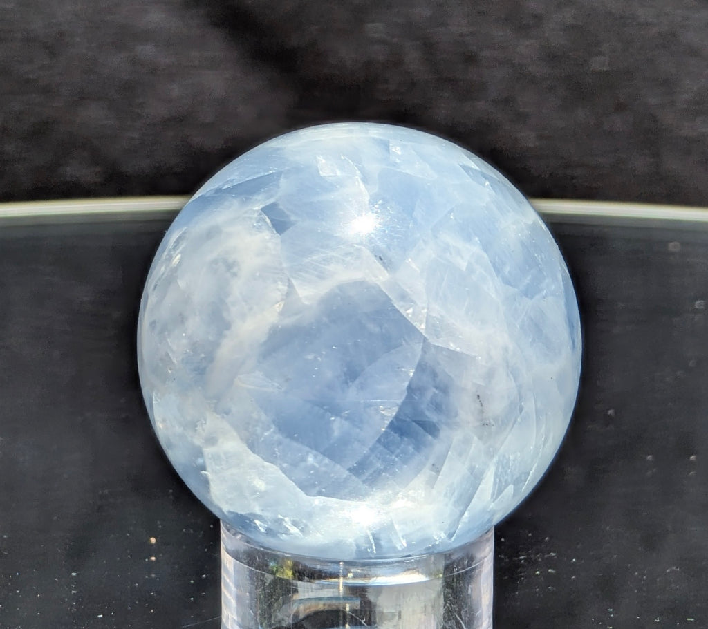 Blue Calcite Sphere G