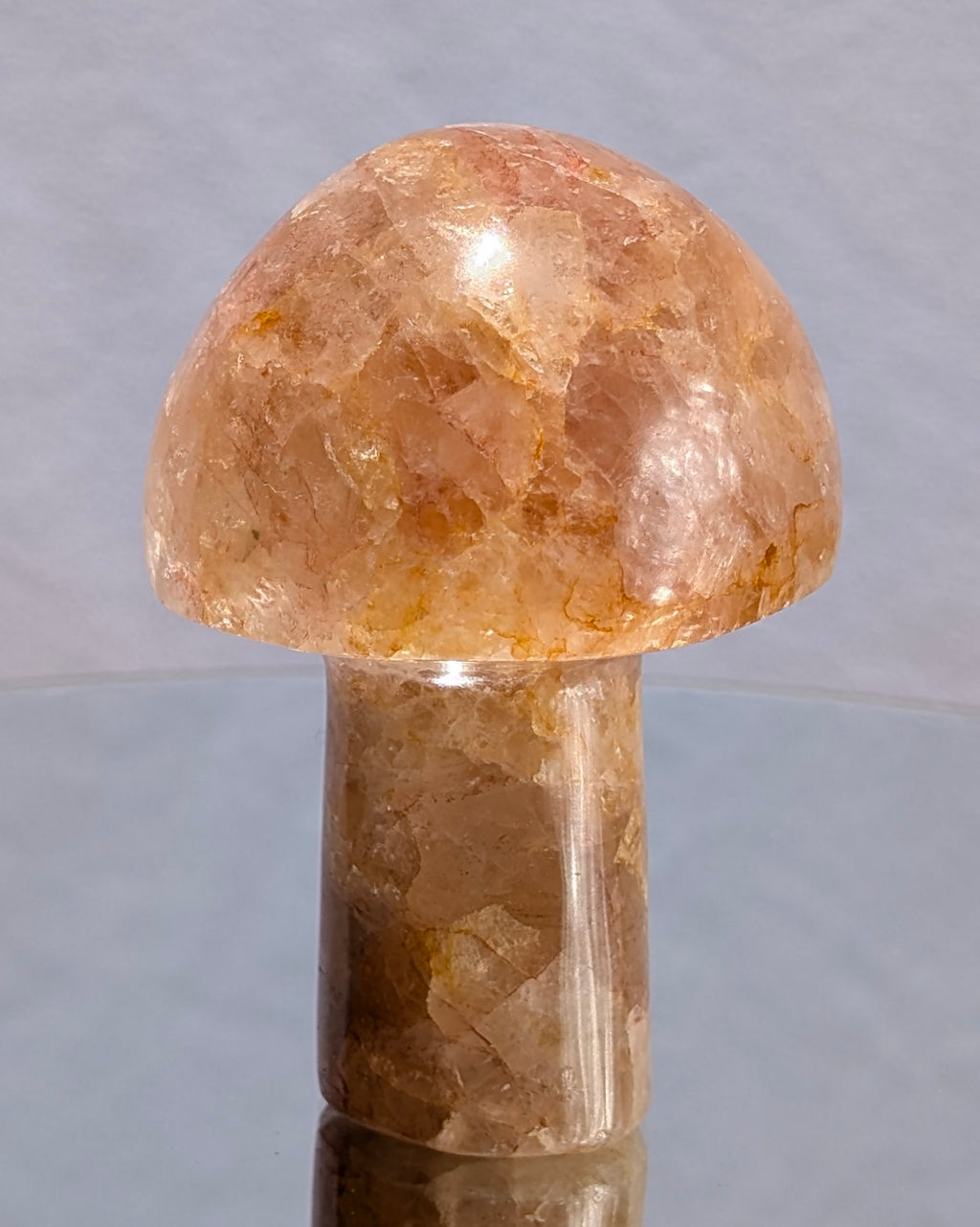 Fire Quartz Mushroom