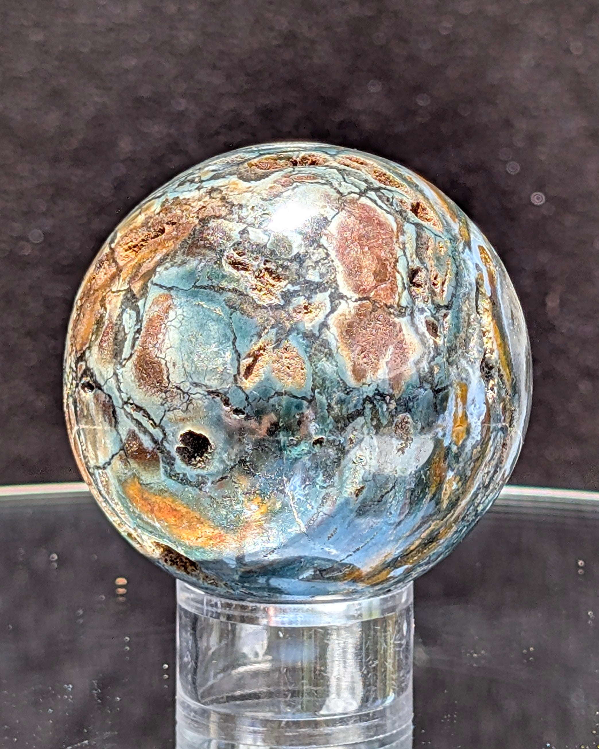 Ocean Jasper Sphere M