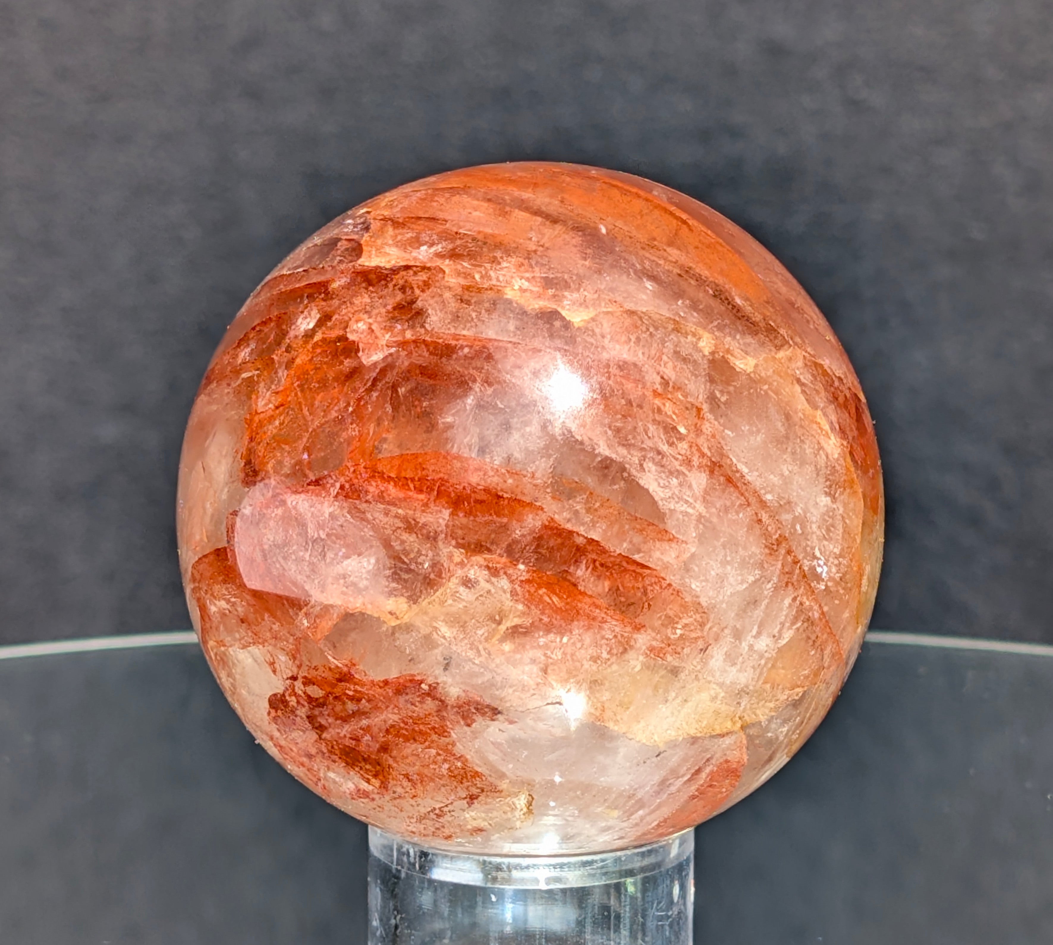 Fire Quartz Sphere A
