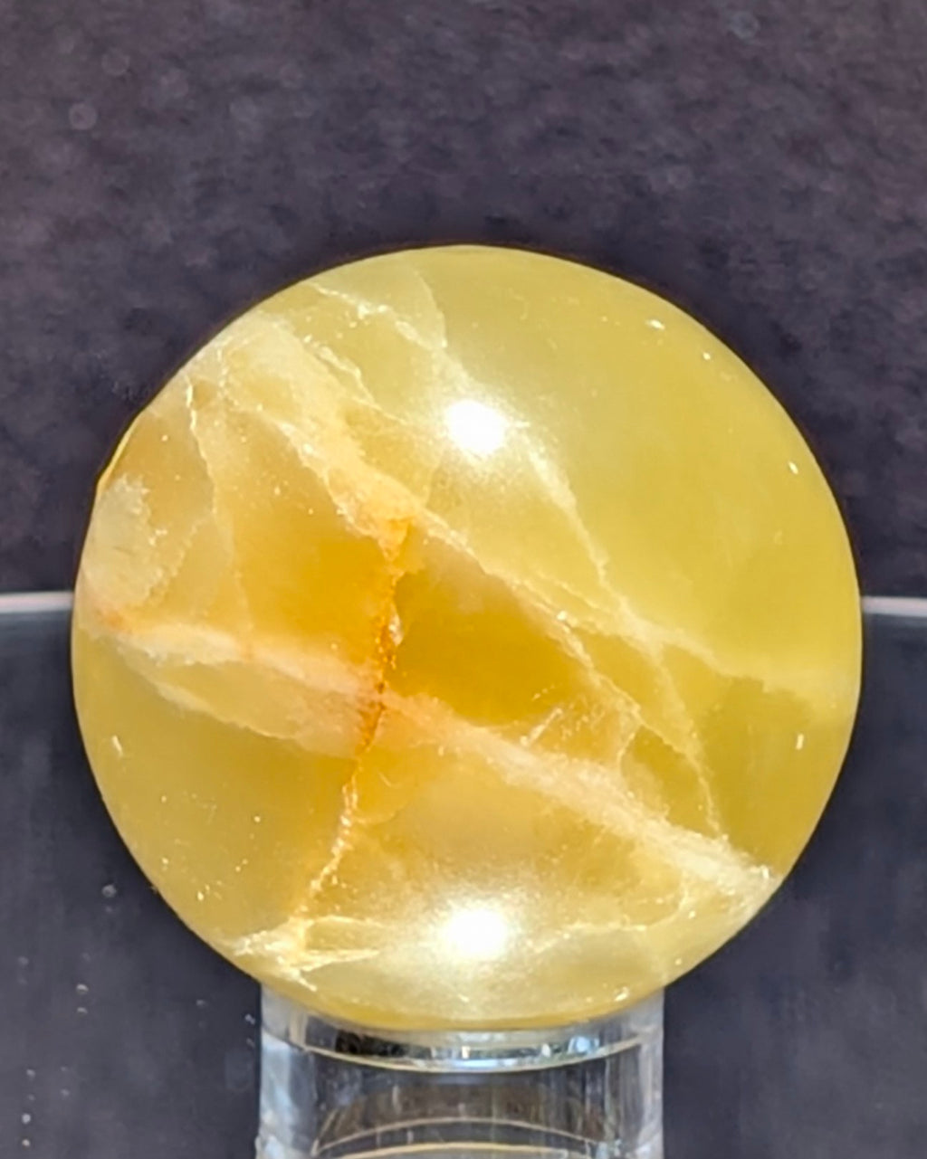 Yellow Calcite Sphere A