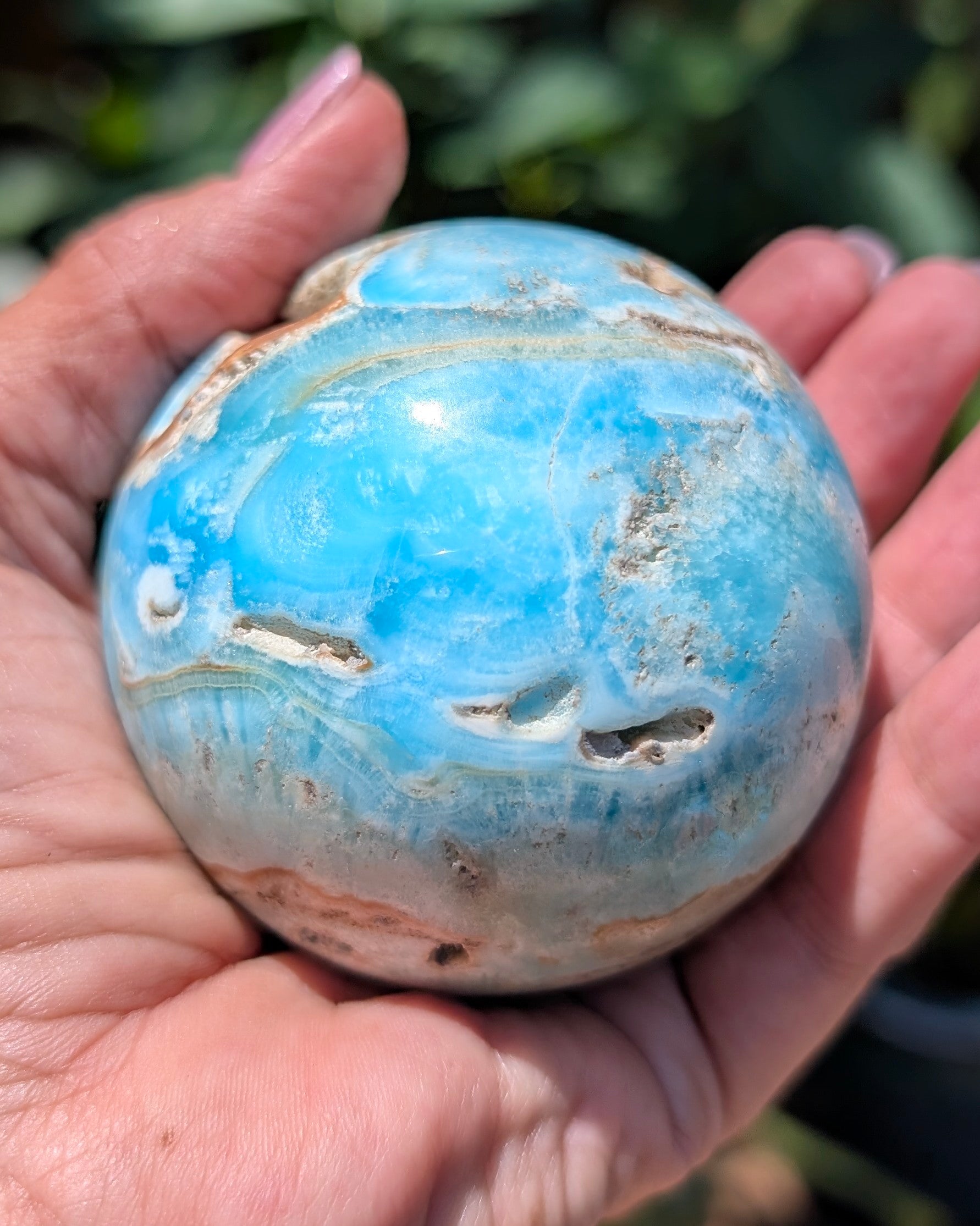 Caribbean Calcite Sphere E